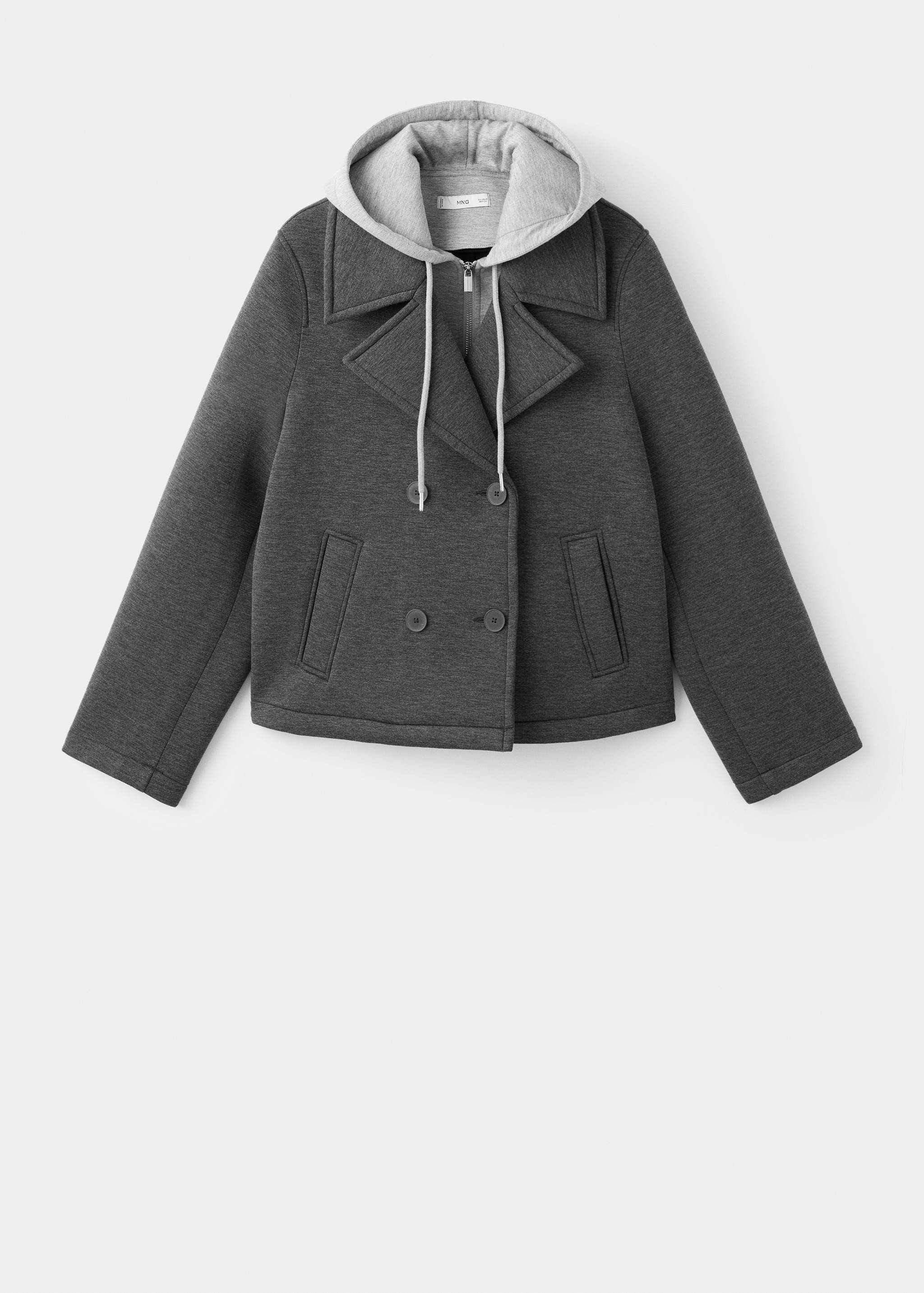 Combined hooded jacket - Article without model