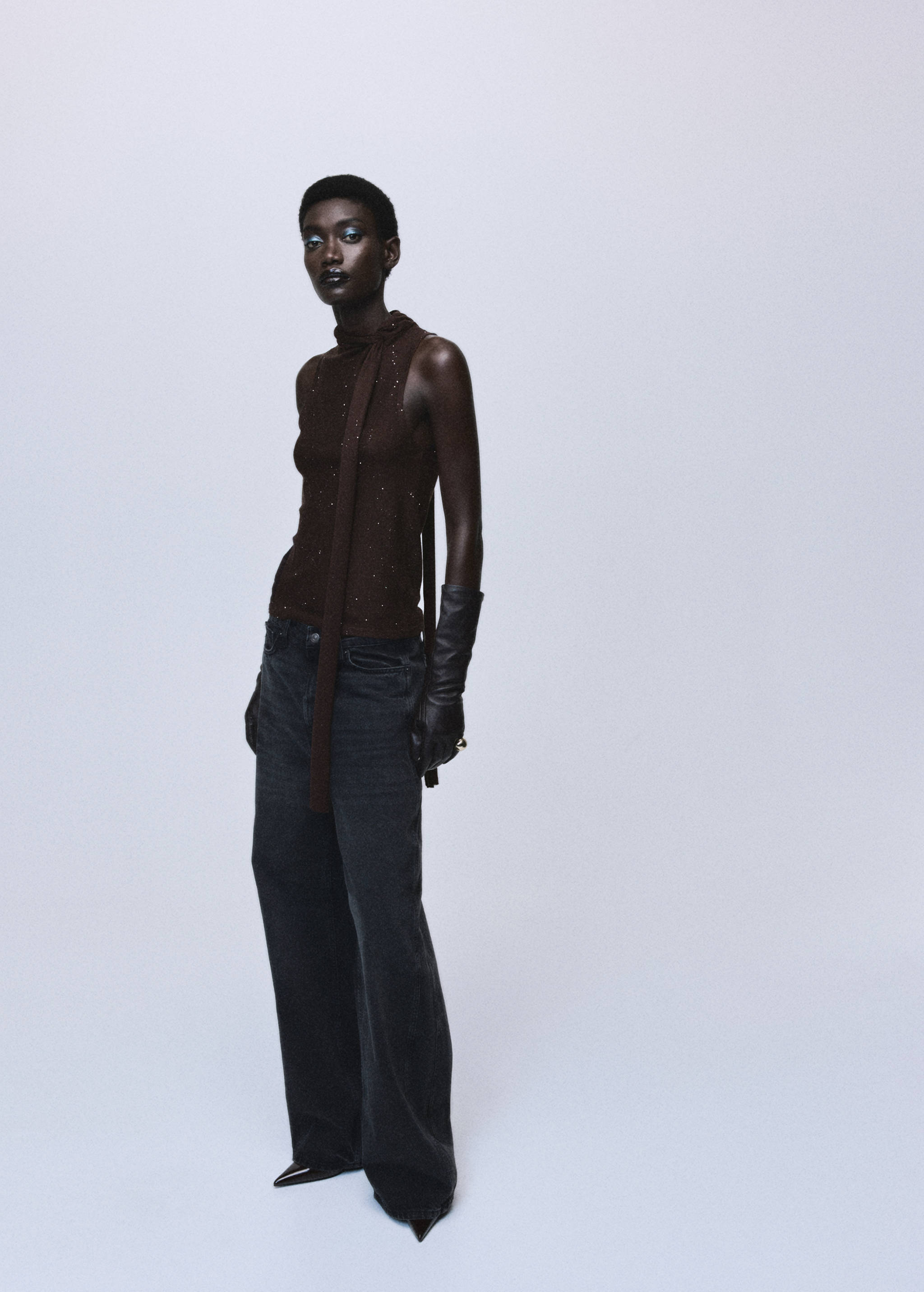 Top brillos fular - Plano general