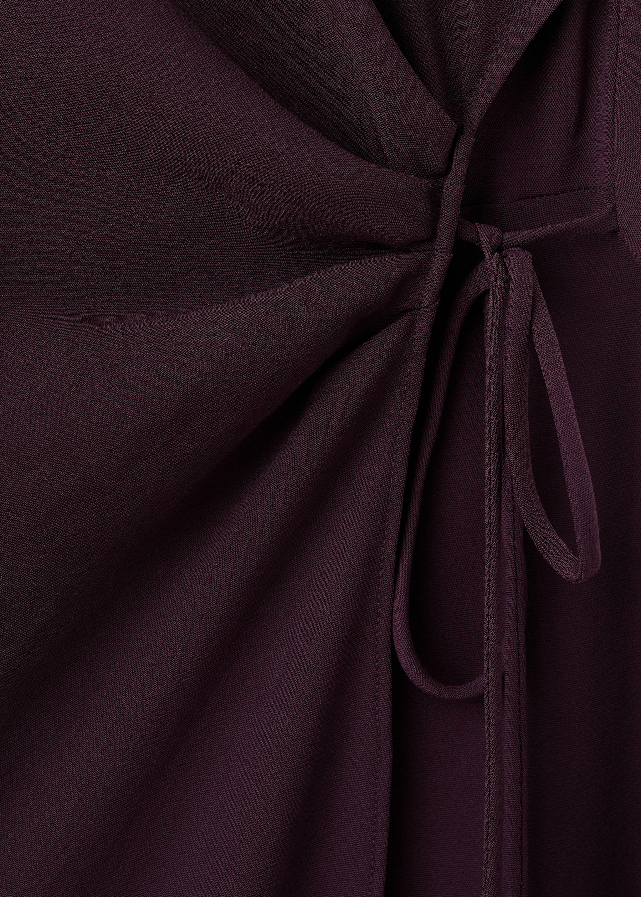 Turtleneck wrap dress - Details of the article 0