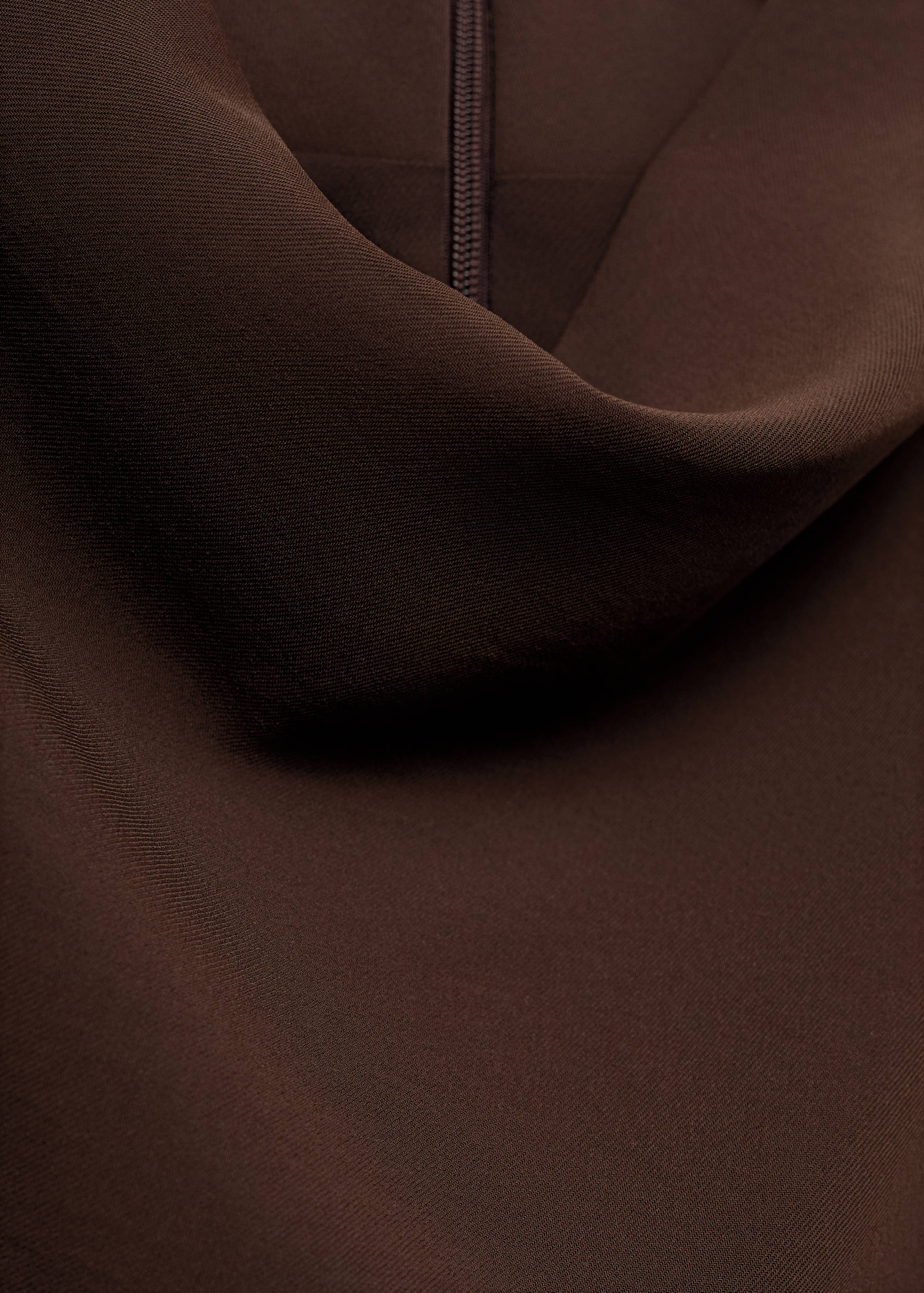 فستان برقبة مجمعة - تفاصيل المنتج 8