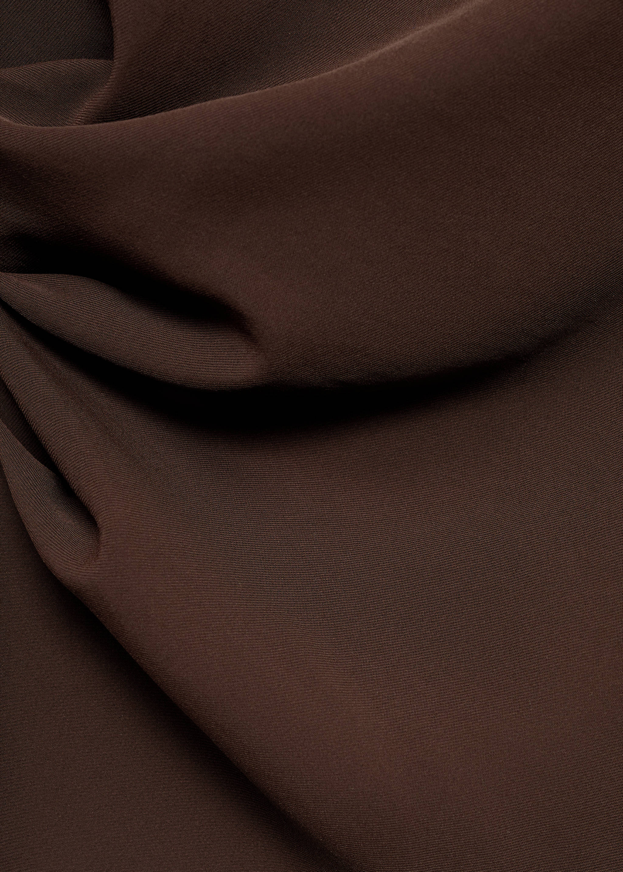 فستان برقبة مجمعة - تفاصيل المنتج 0