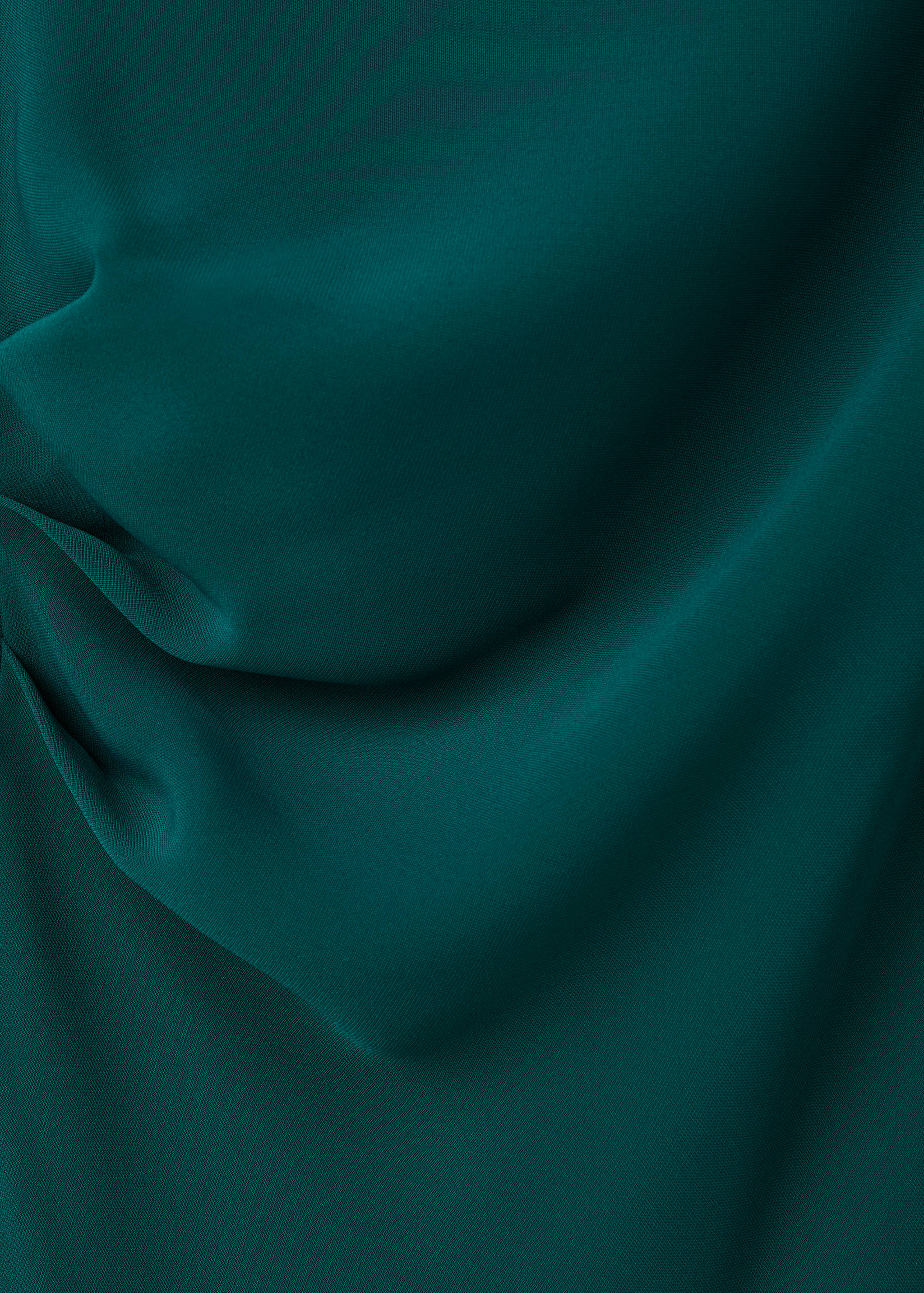 فستان برقبة مجمعة - تفاصيل المنتج 8