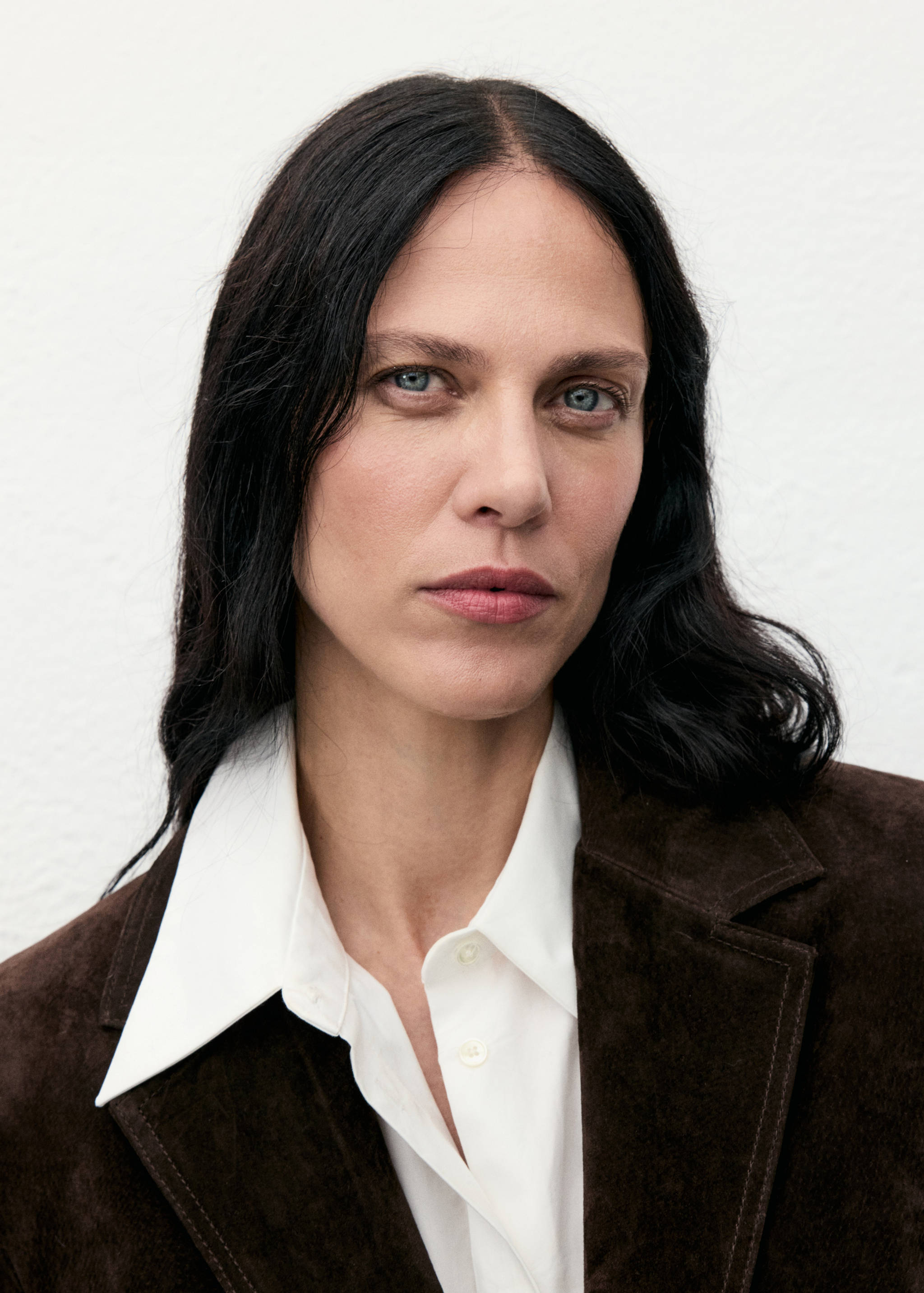 Прямой блейзер из замши - Деталь изделия 2