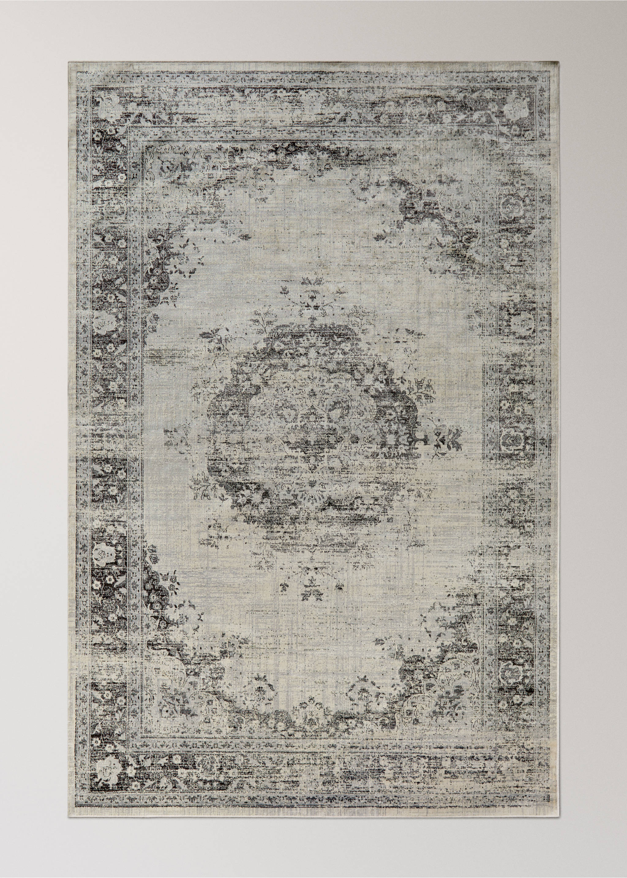 Alfombra efecto envejecido - Artículo sin modelo, Gris. Ref: 17047816-00.