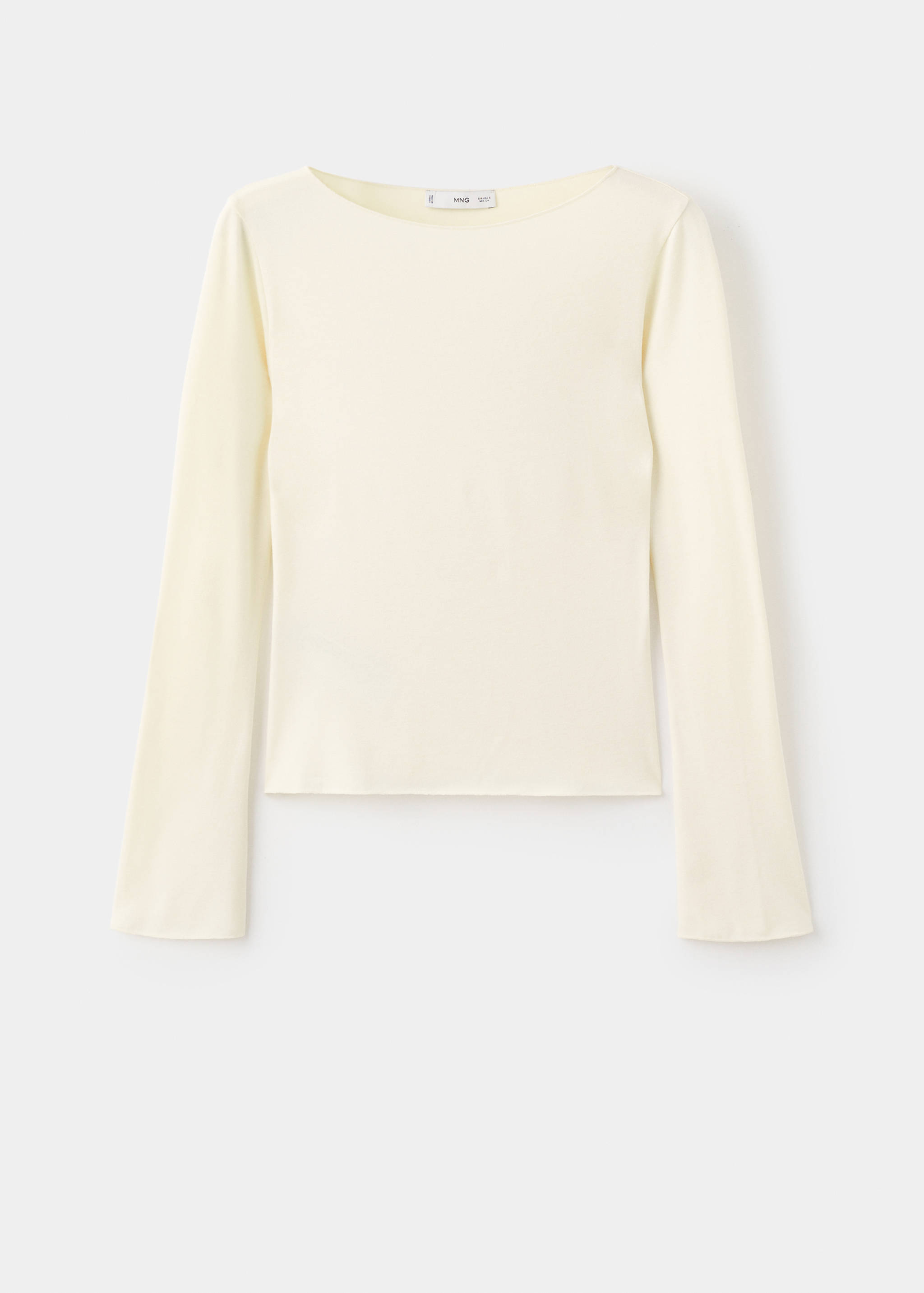 Boat neck t-shirt - Article without model