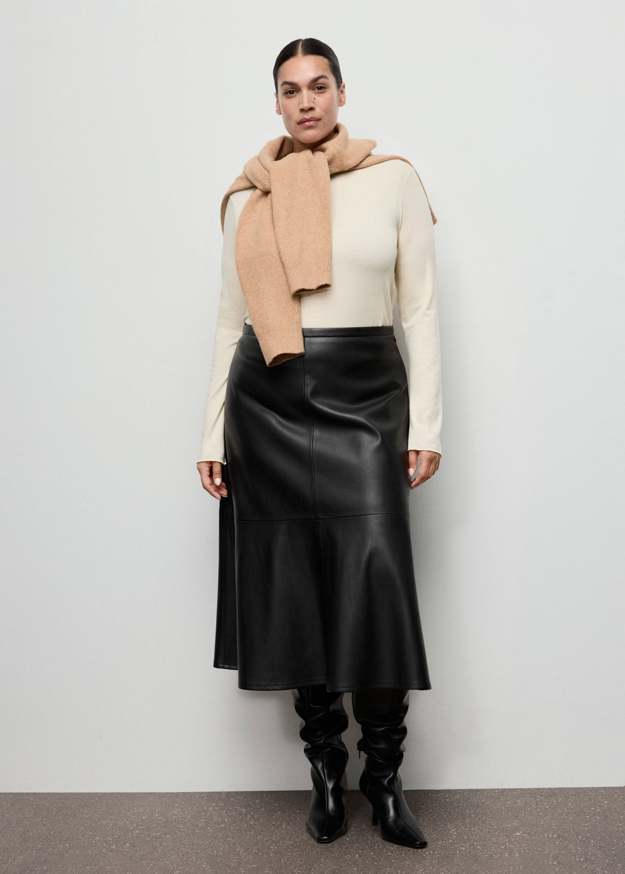 Boat neck t-shirt - Details of the article 3