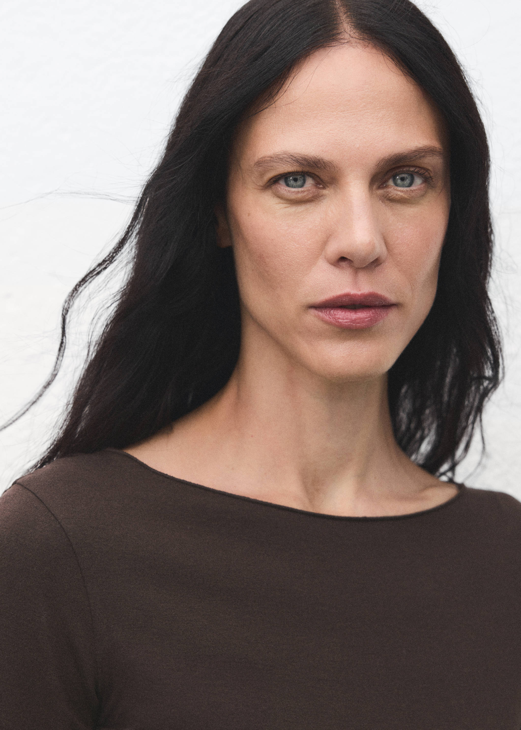 Boat neck t-shirt - Details of the article 1