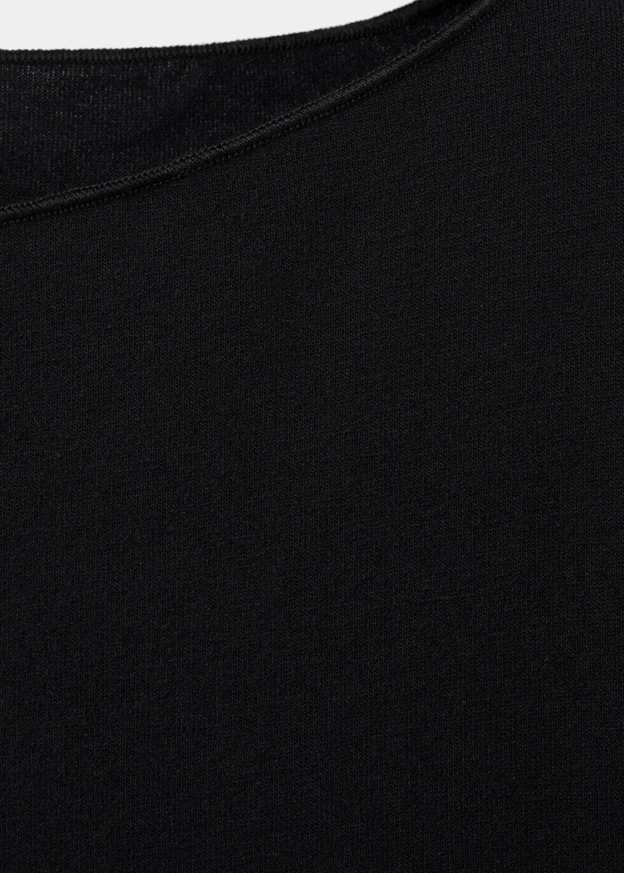 Boat neck t-shirt - Details of the article 8