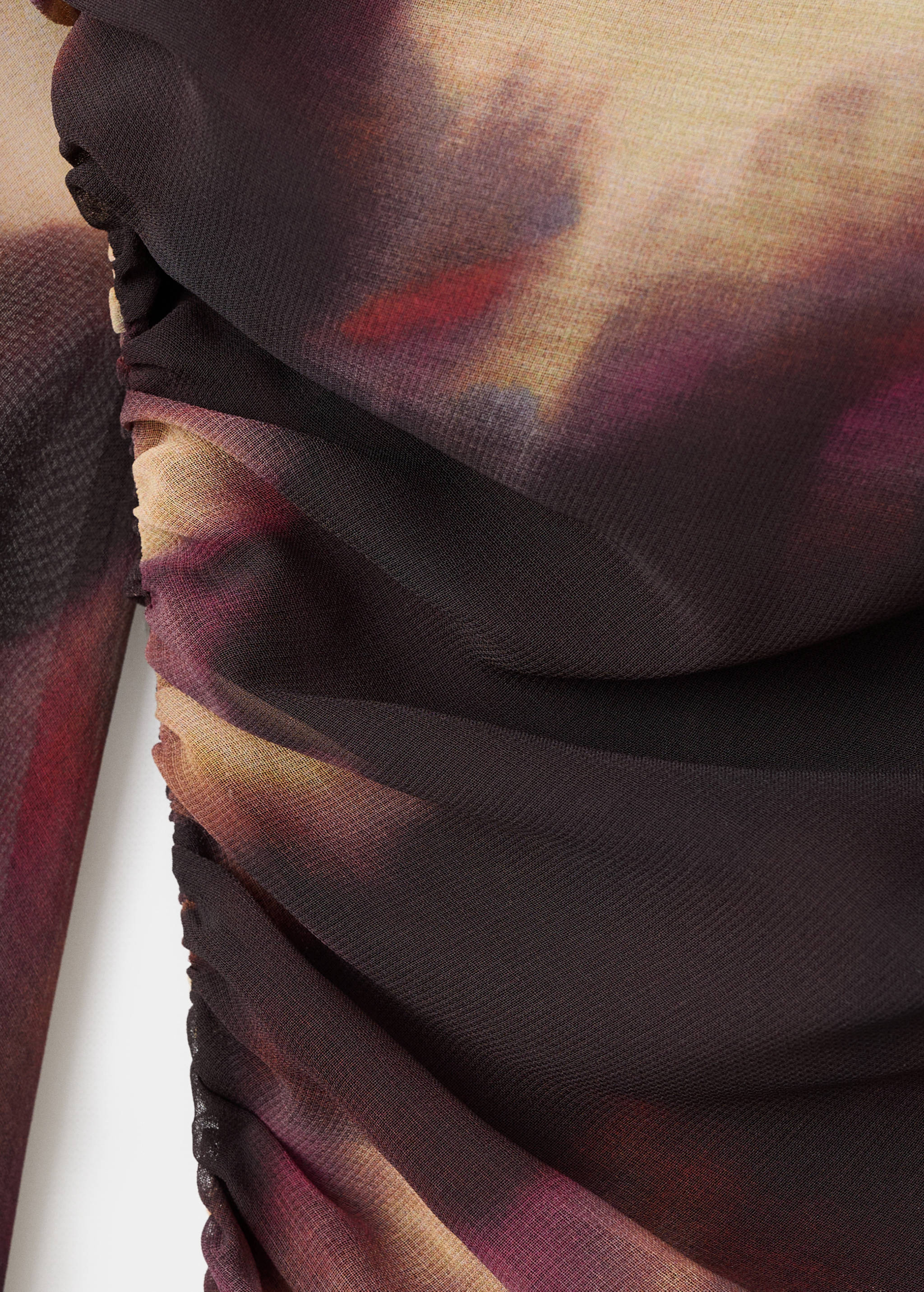 Tie-dye ruched dress - Details of the article 8