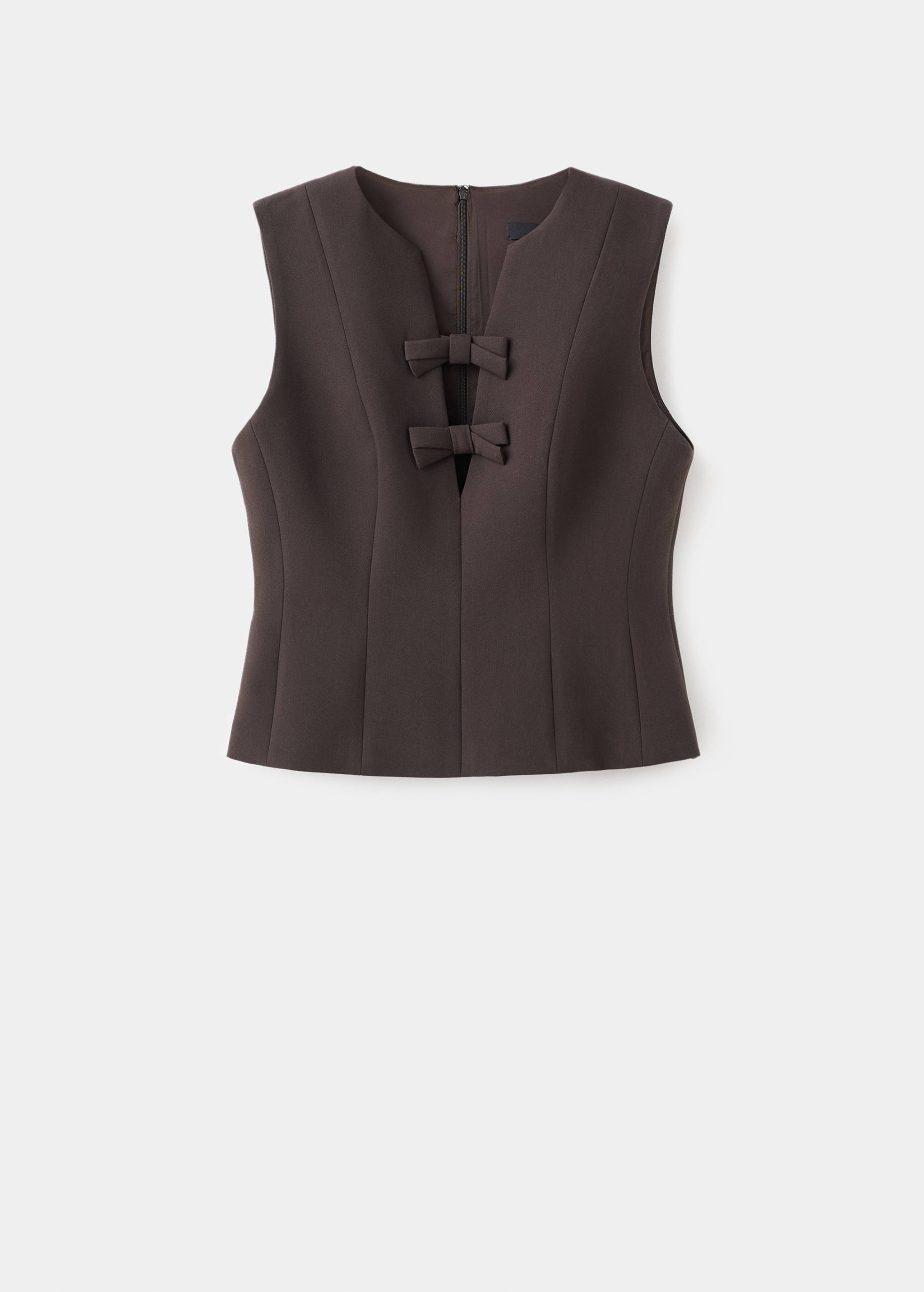 V-neck blouse with bows - Article without model