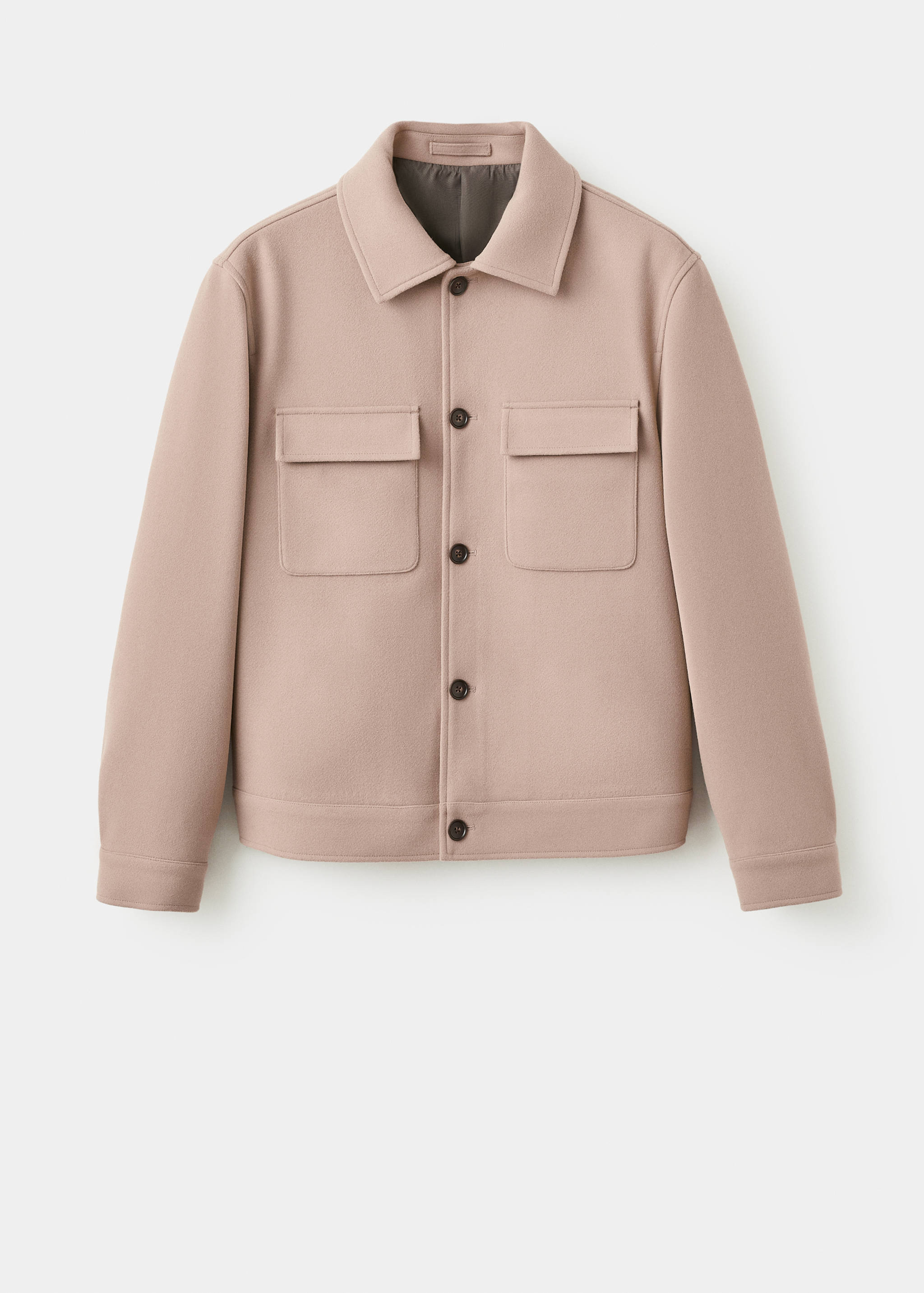 Cloth jacket with lapel pockets - Article without model