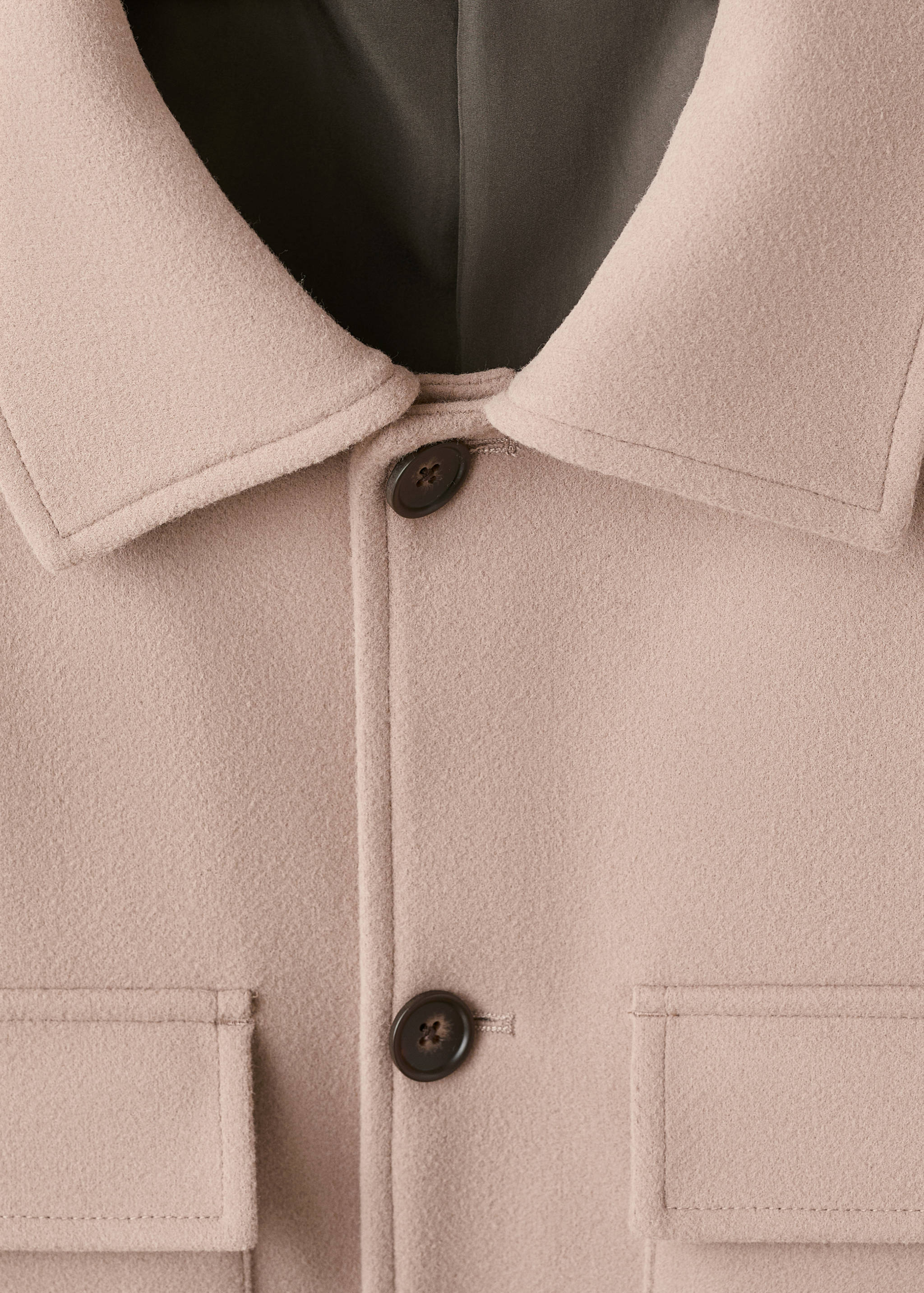 Cloth jacket with lapel pockets - Details of the article 8