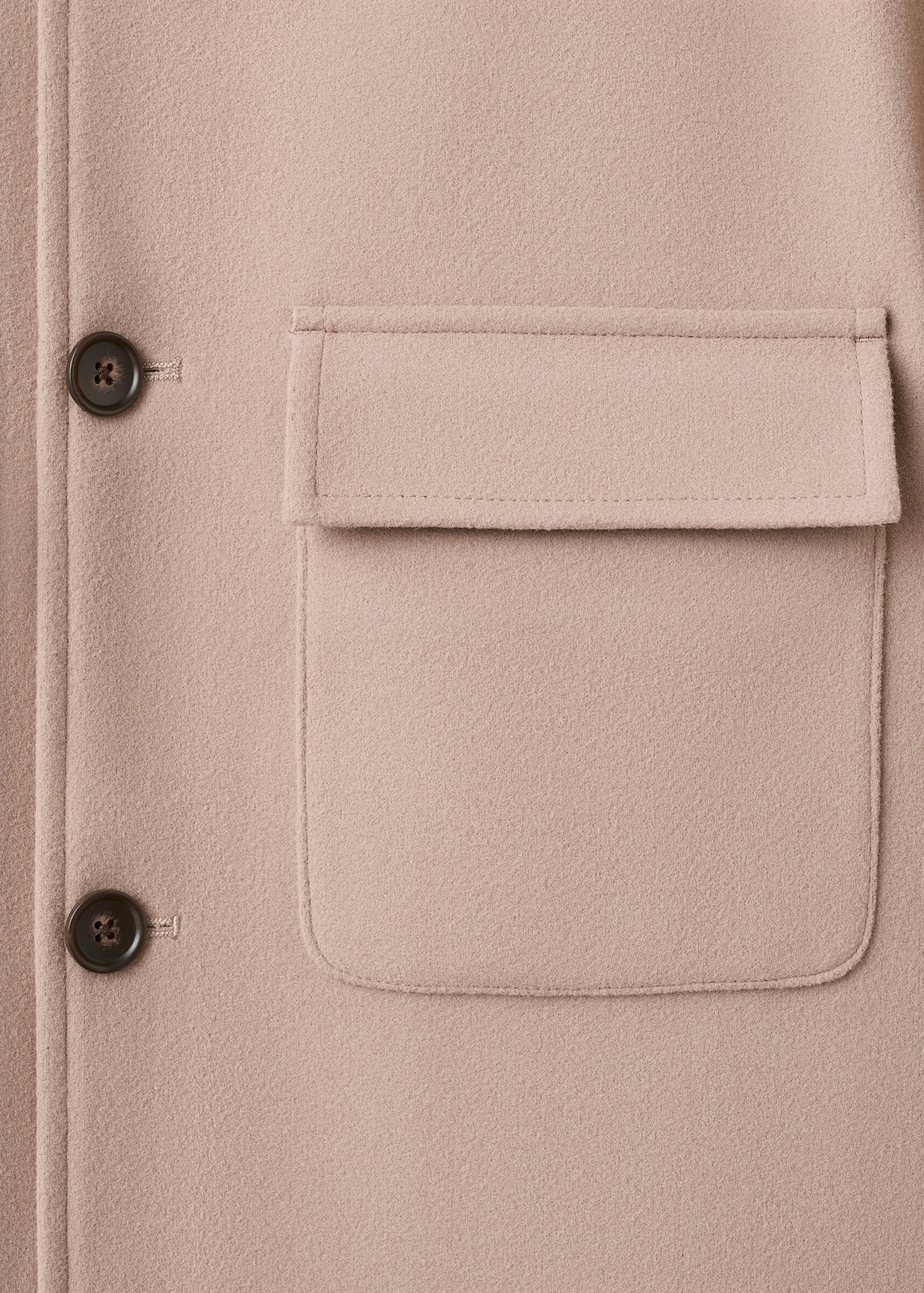 Cloth jacket with lapel pockets - Details of the article 0