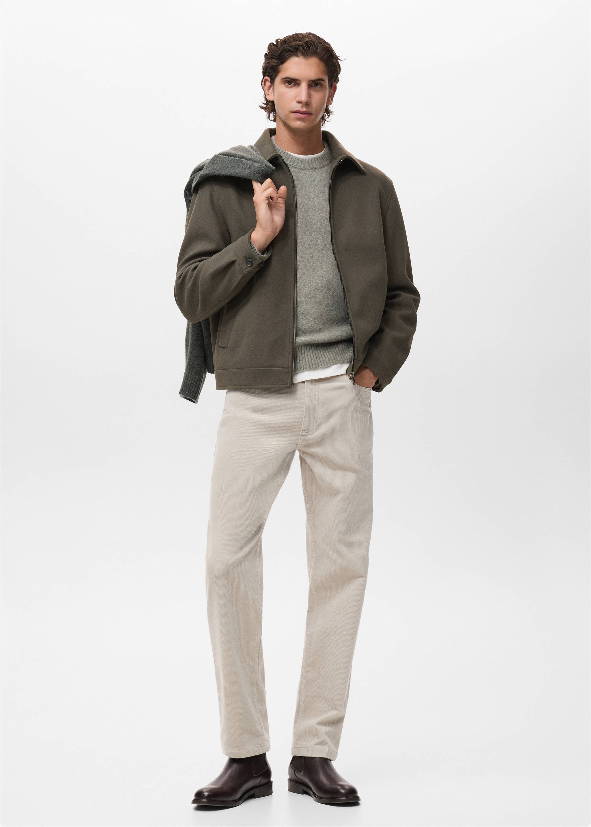 Jacket with zip pockets - General plane