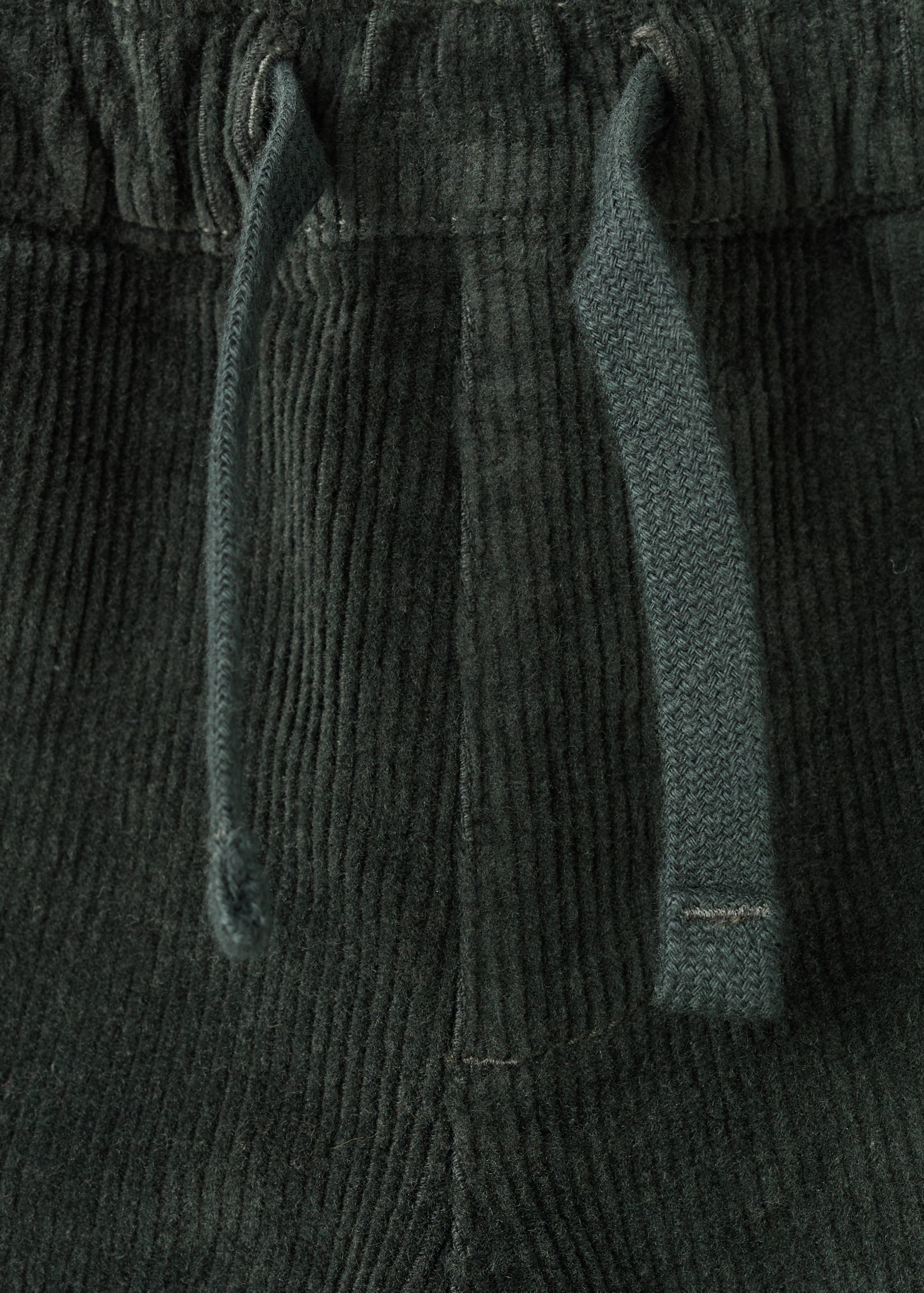 Corduroy straight pants - Details of the article 0