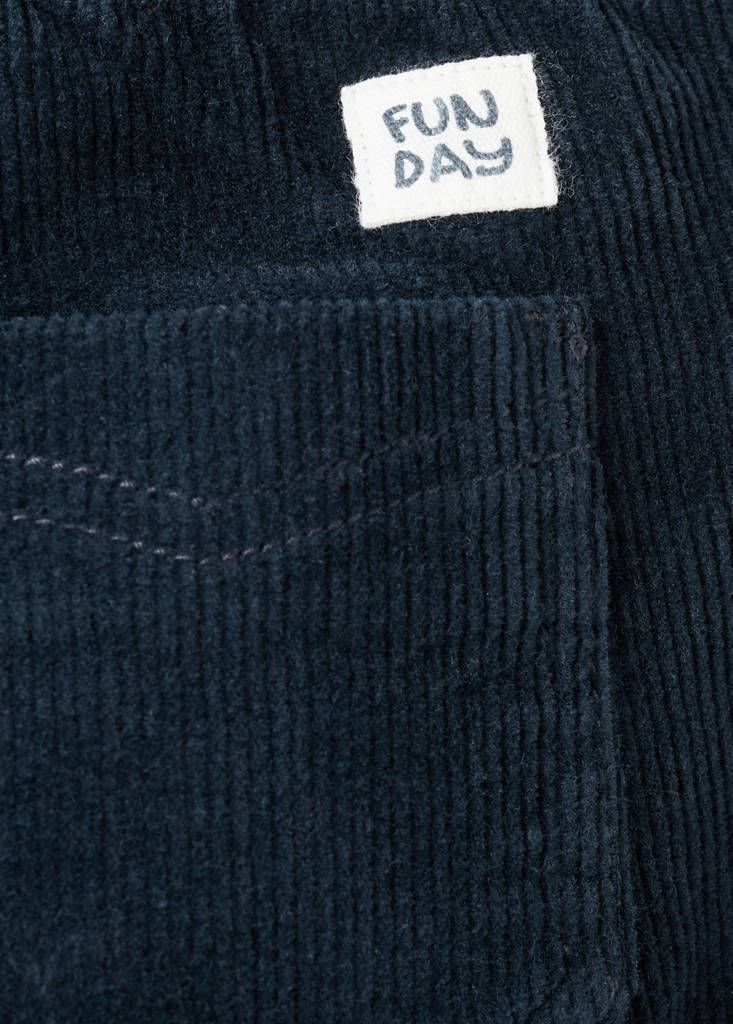 Corduroy straight trousers - thumbnail 3
