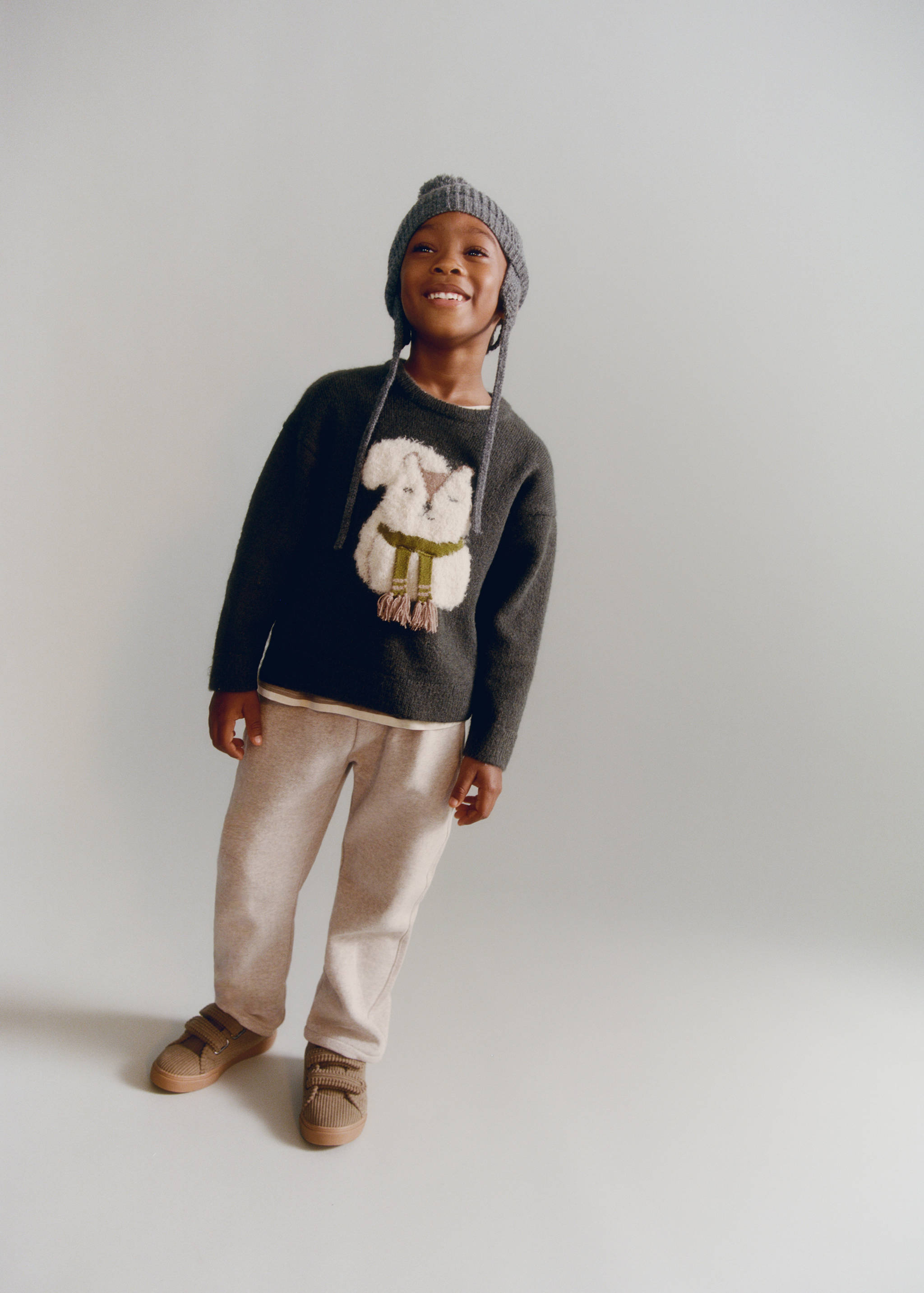 Cotton drawstring joggers - Details of the article 5