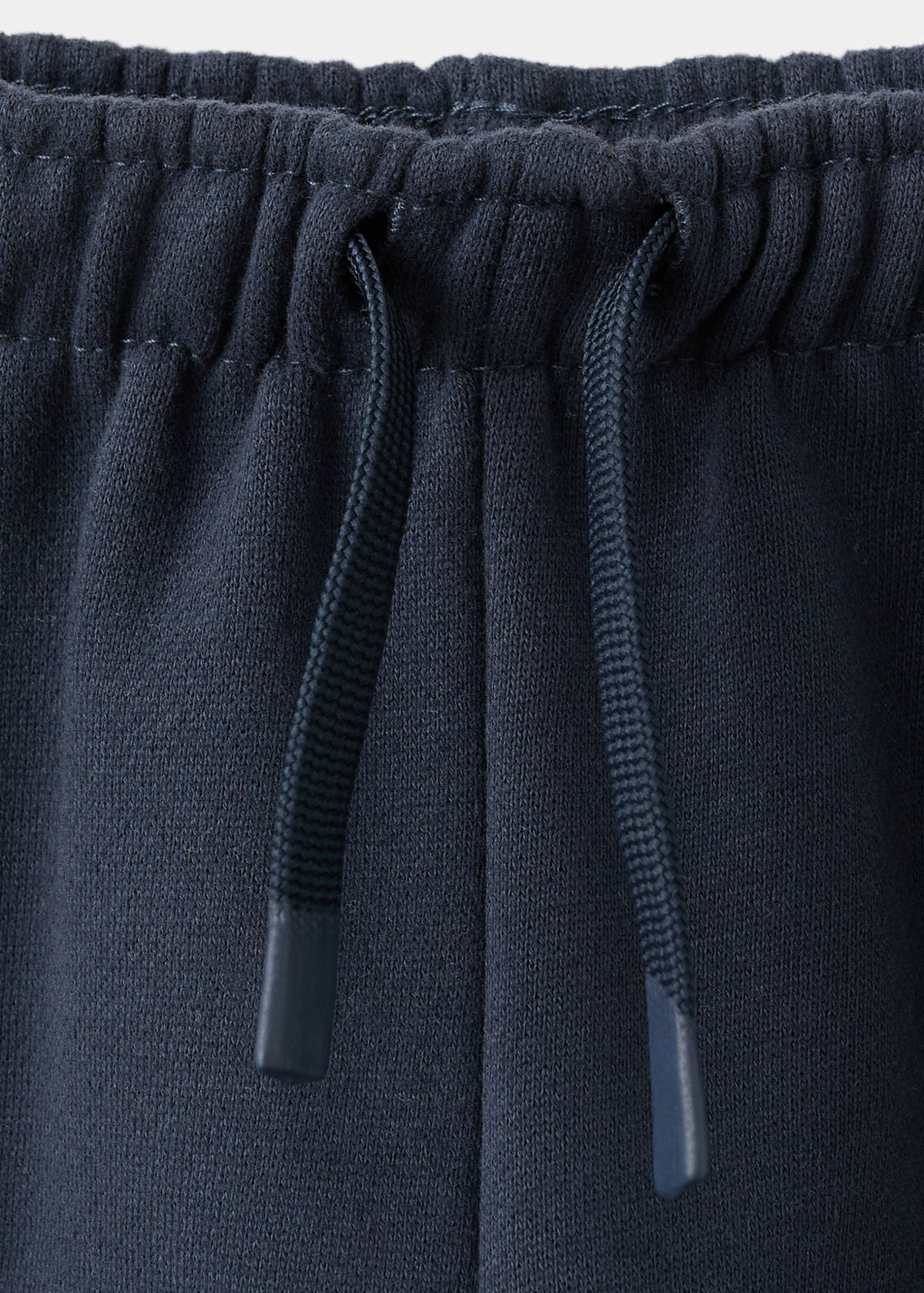Cotton drawstring joggers — Navy