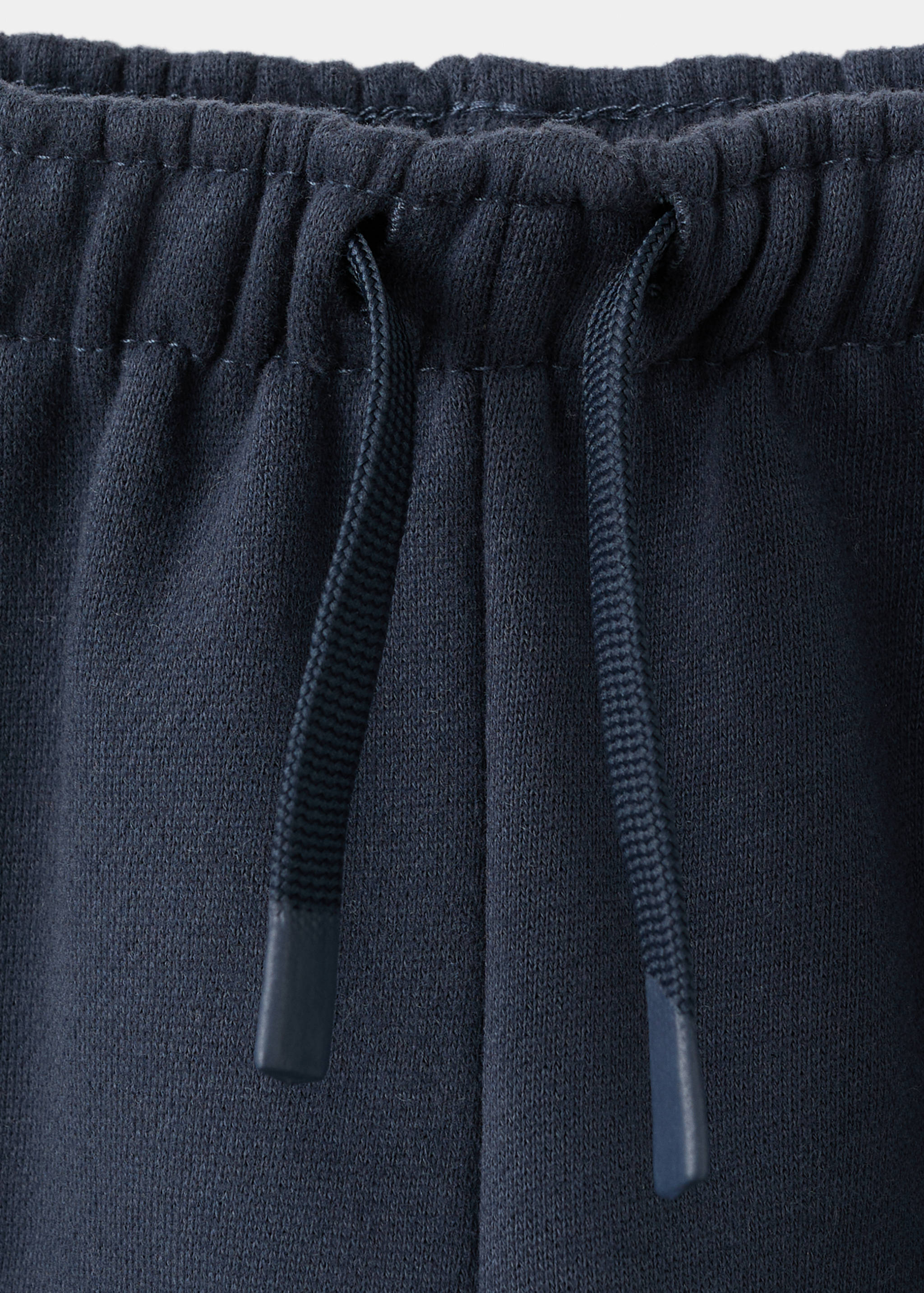 Cotton drawstring joggers - Details of the article 8