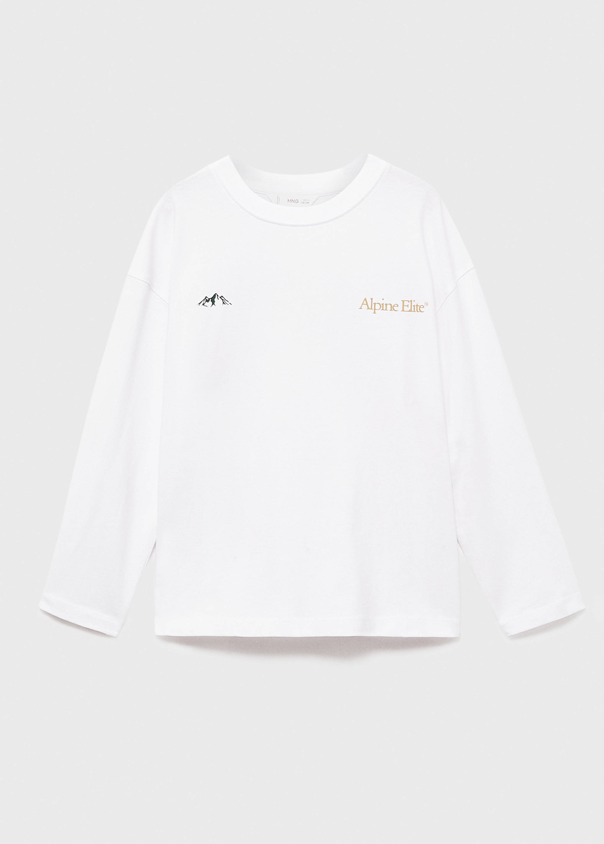 Maglietta a maniche lunghe stampata - Articolo senza modello