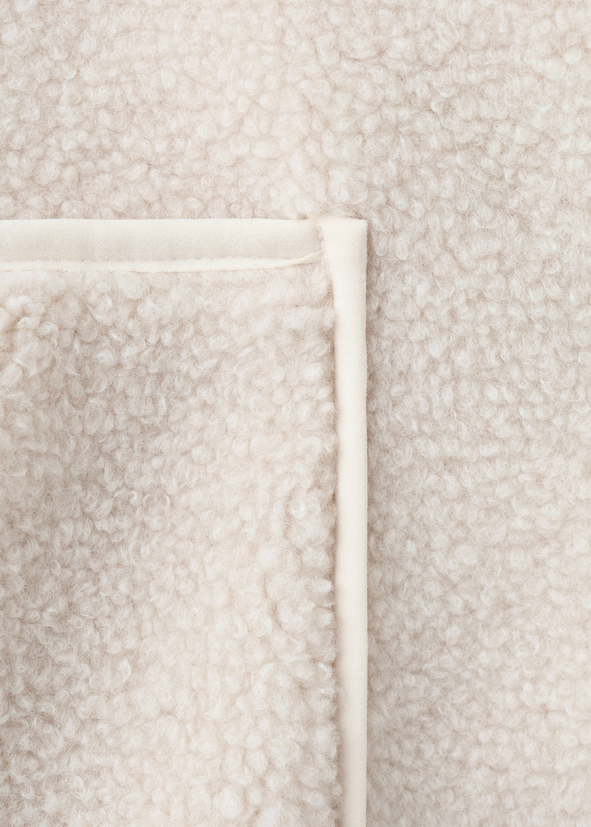 Shearling-effect jacket - Details of the article 0