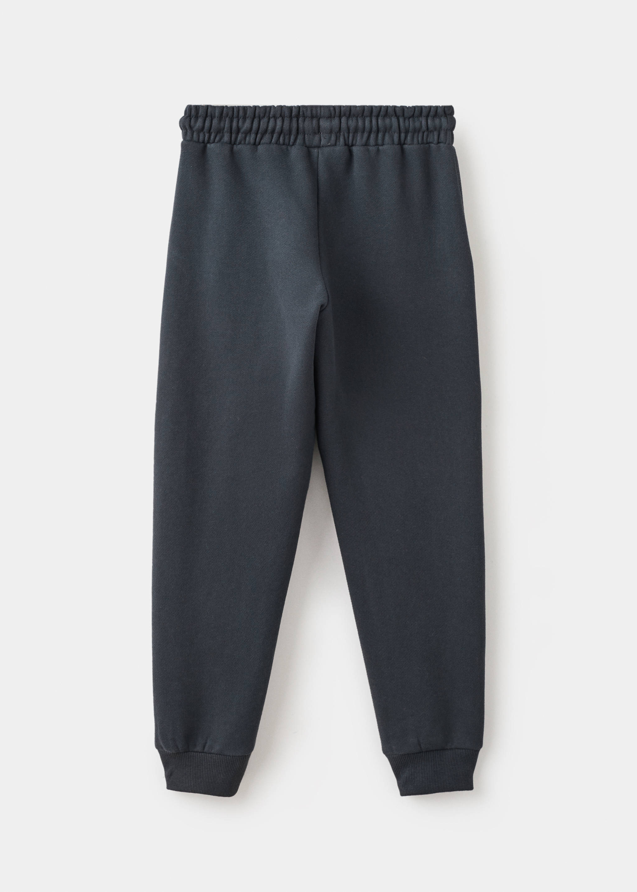 Baumwoll-Jogger Pants mit Kordelzug - Rückseite des Artikels