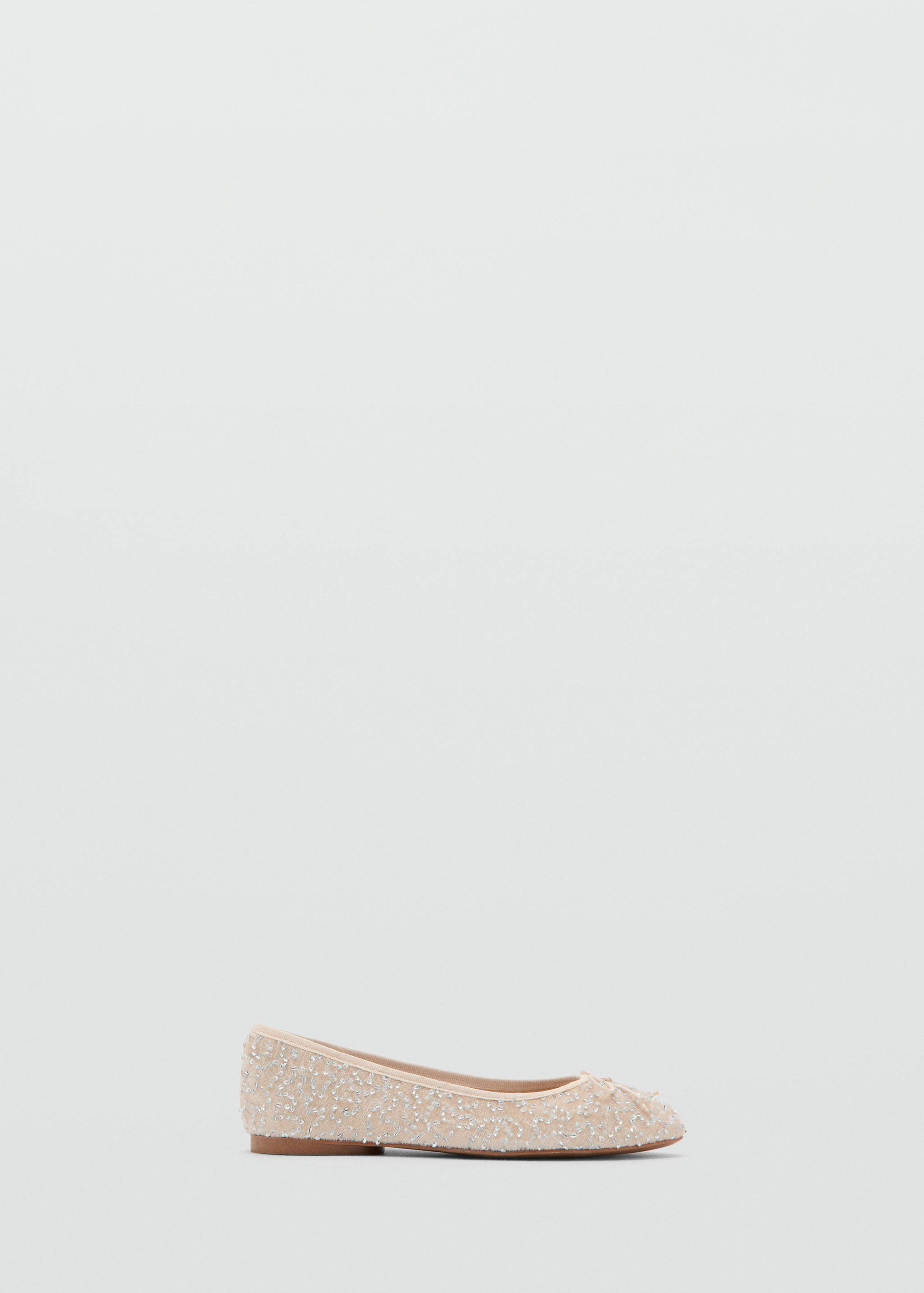 Glitter ballet flats with bow - Article without model