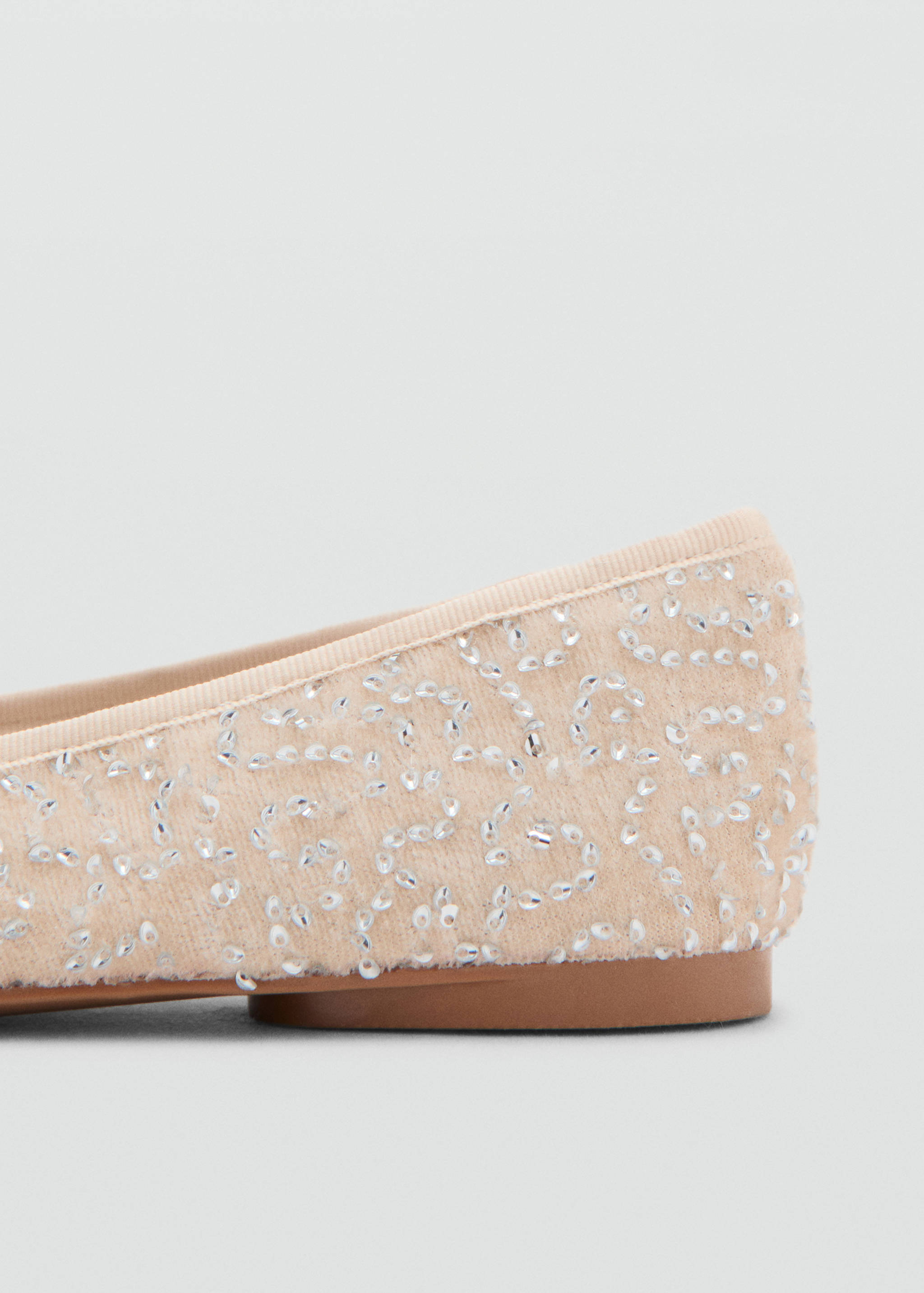 Glitter ballet flats with bow - Details of the article 1