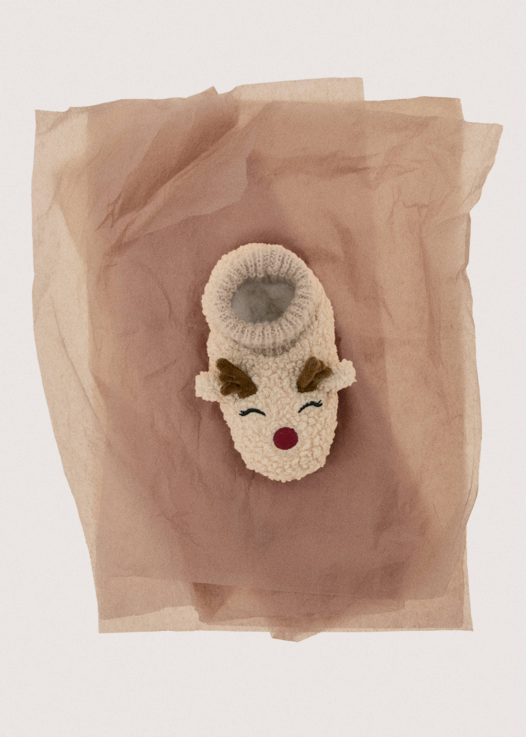 Rentier-Lammfell-Pantoffel - Detail des Artikels 9