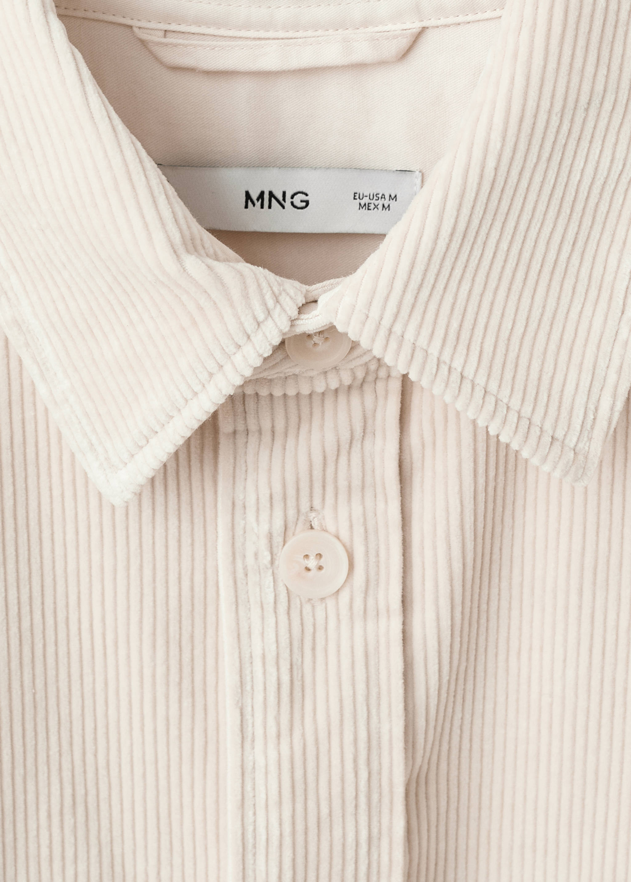 Corduroy overshirt with pockets - Details of the article 8