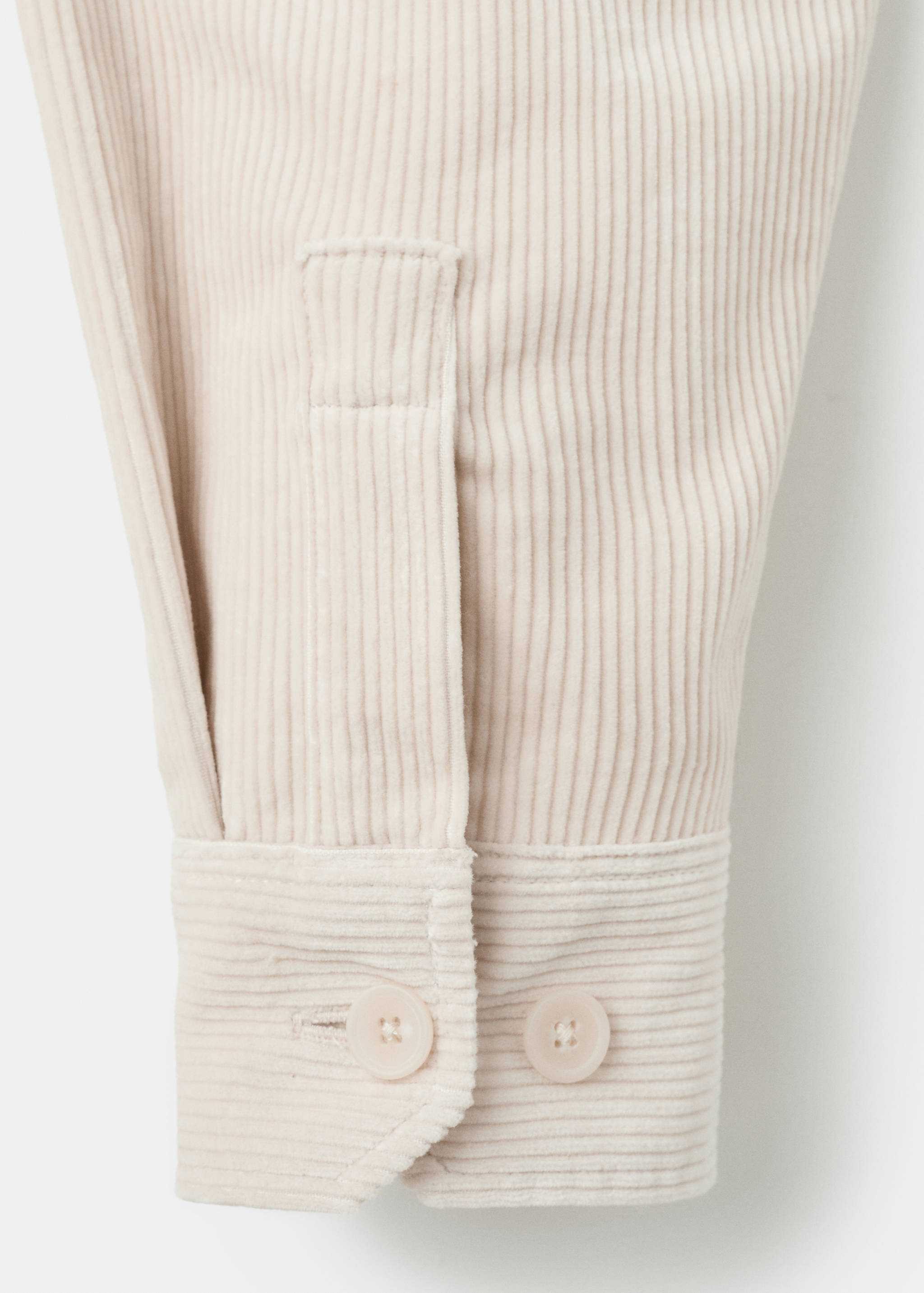 Corduroy overshirt with pockets - Details of the article 0