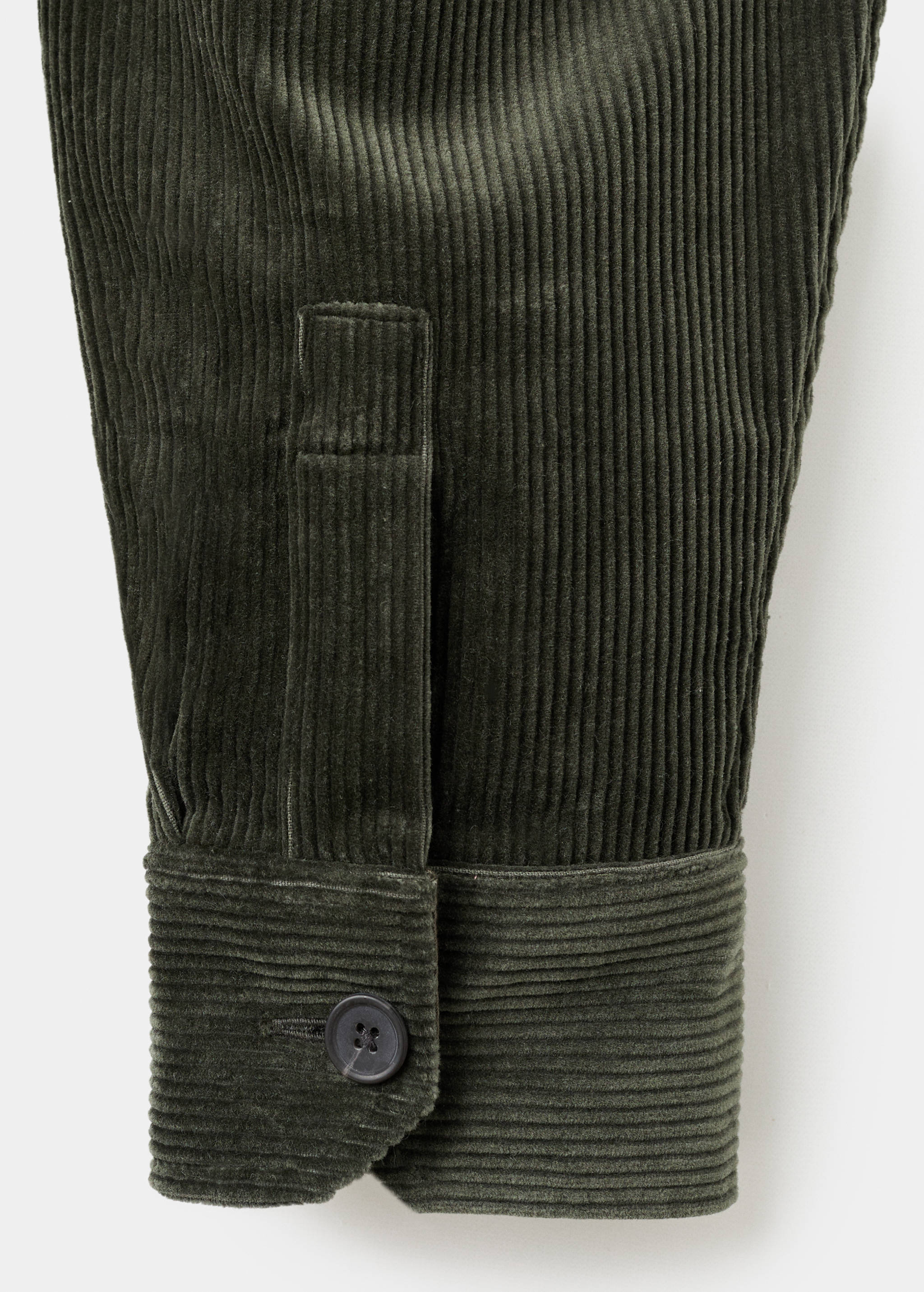 Corduroy overshirt with pockets - Details of the article 0