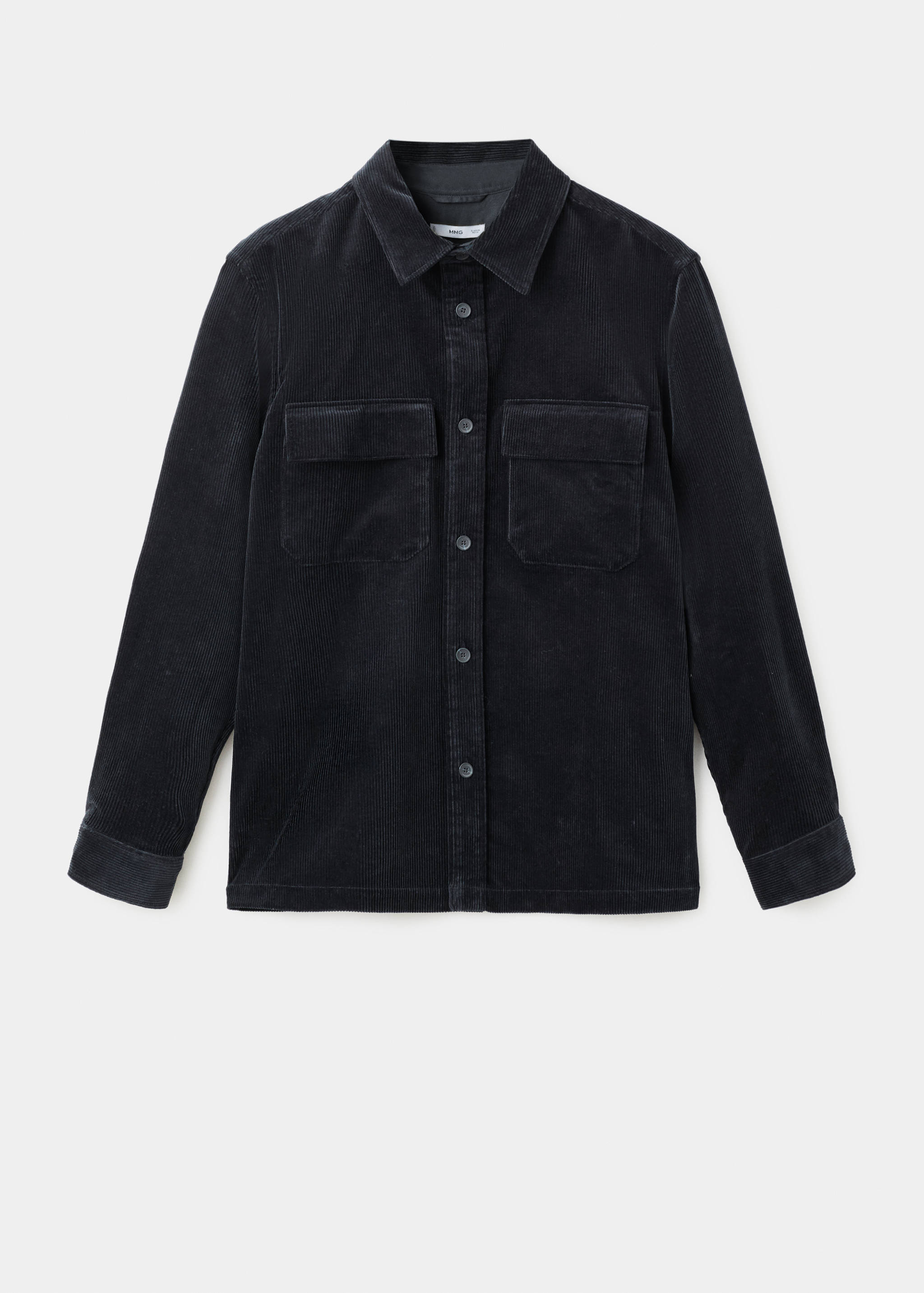 Surchemise velours côtelé poches - Article sans modèle