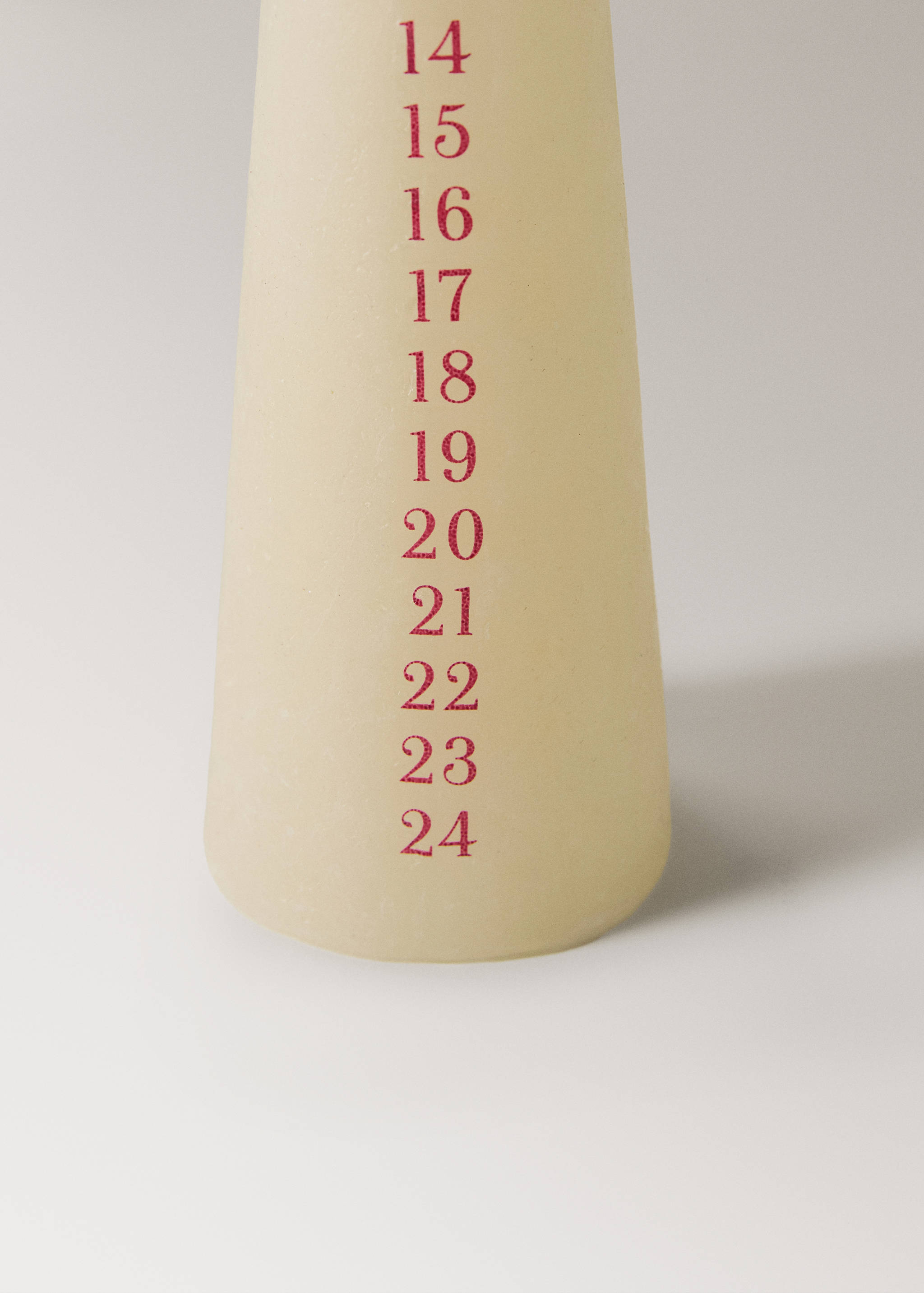 Decorative calendar candle - Details of the article 2