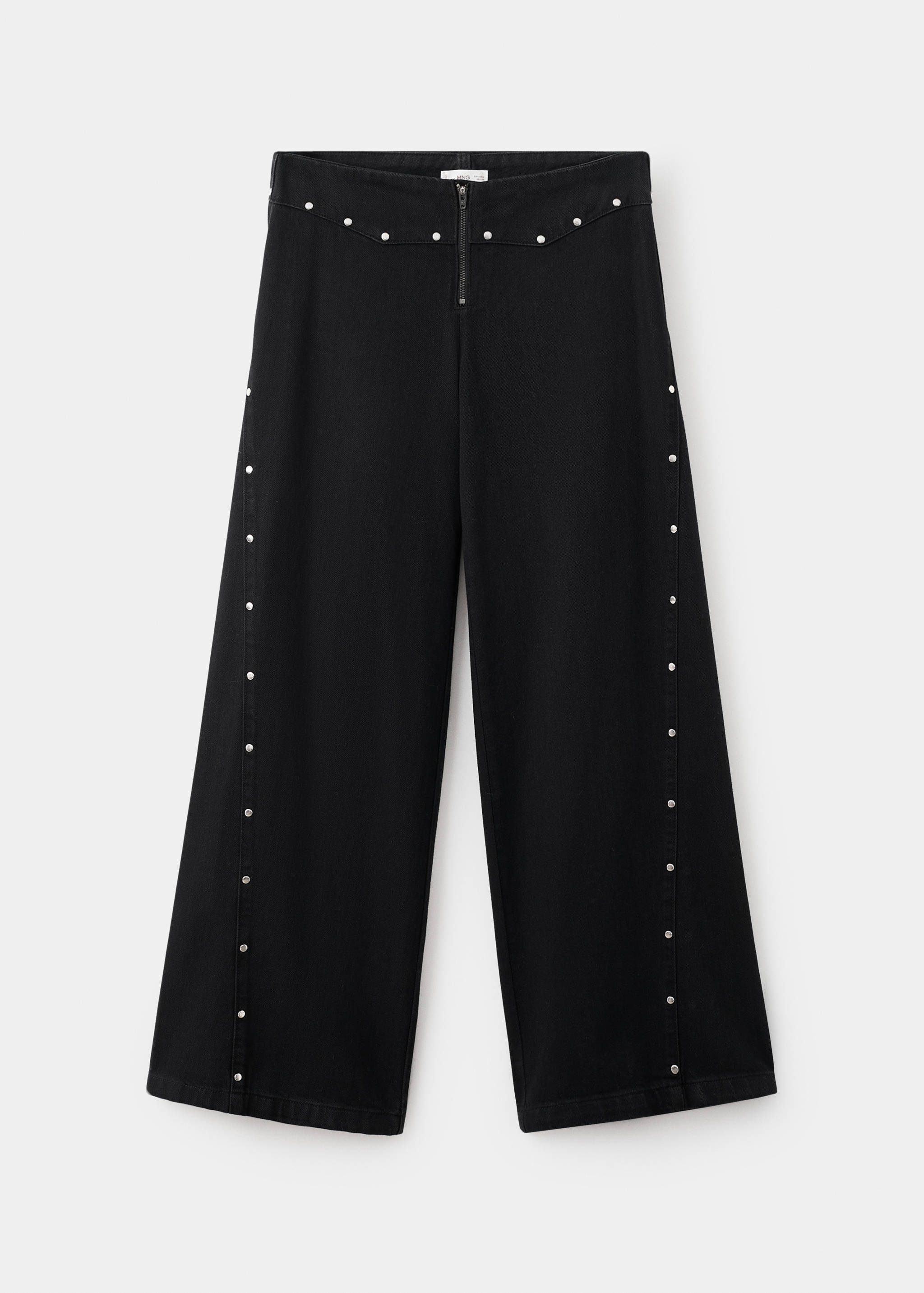 Wide leg jeans with studs - Article without model