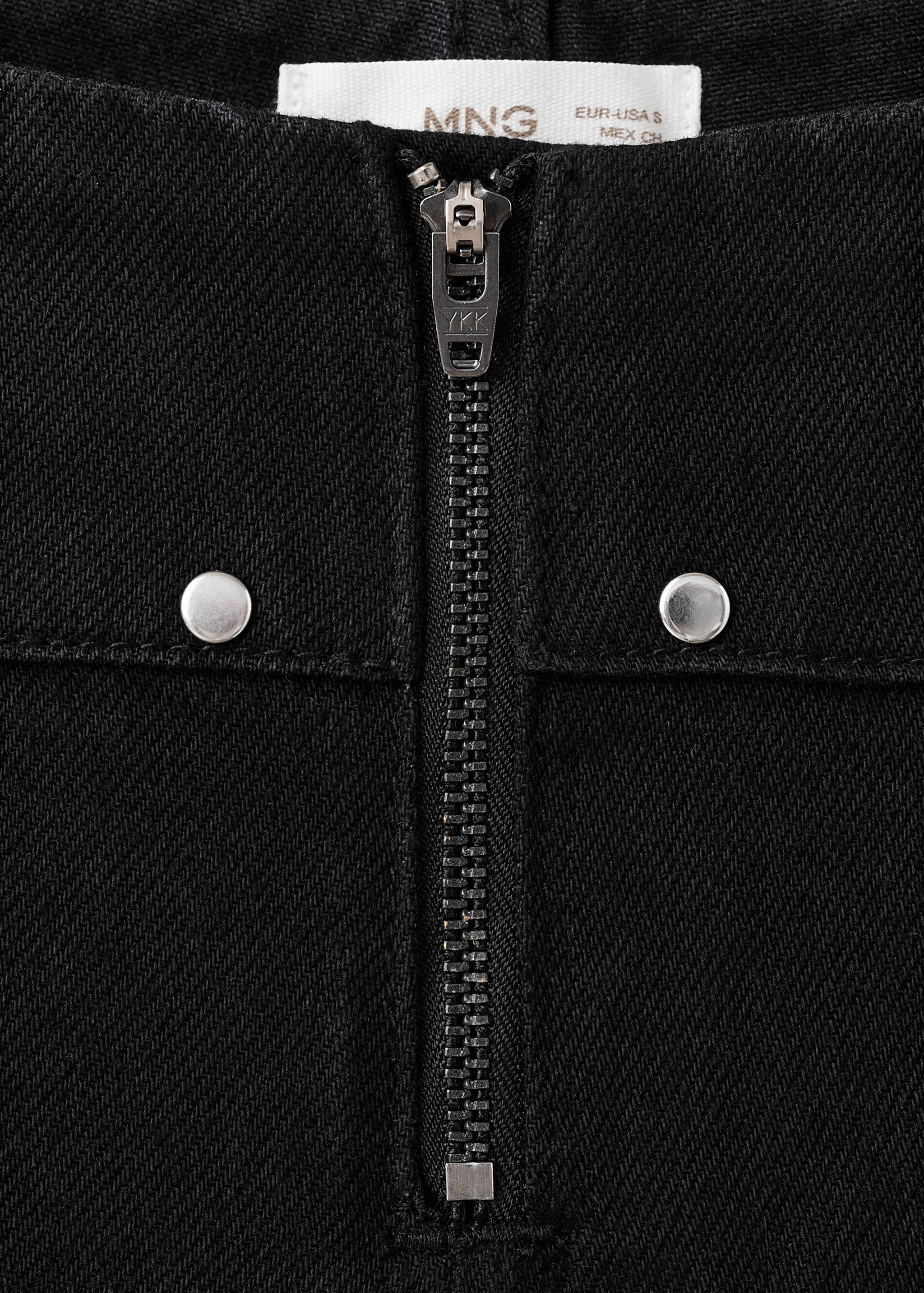 Wide leg jeans with studs - Details of the article 8