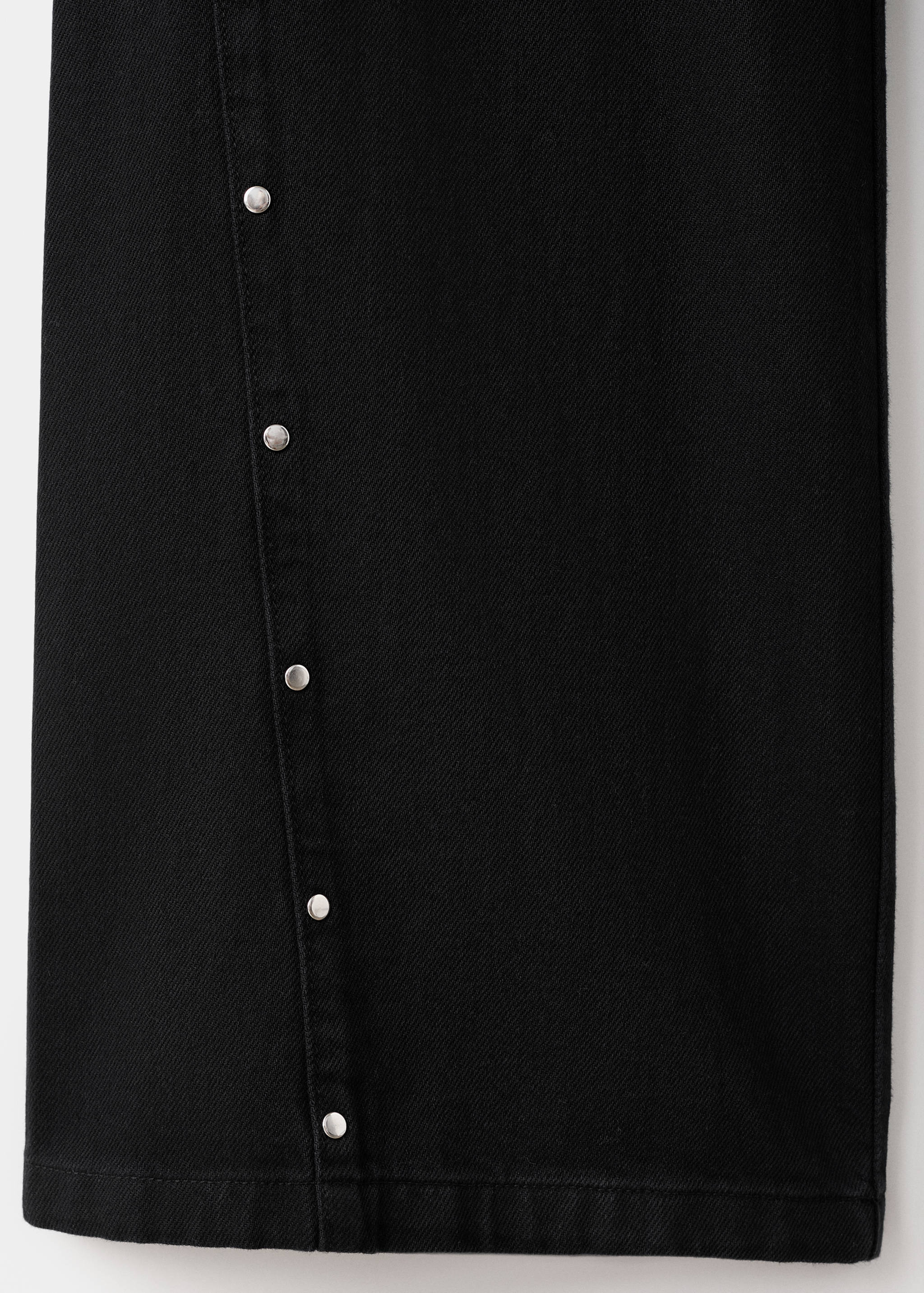 Wide leg jeans with studs - Details of the article 0