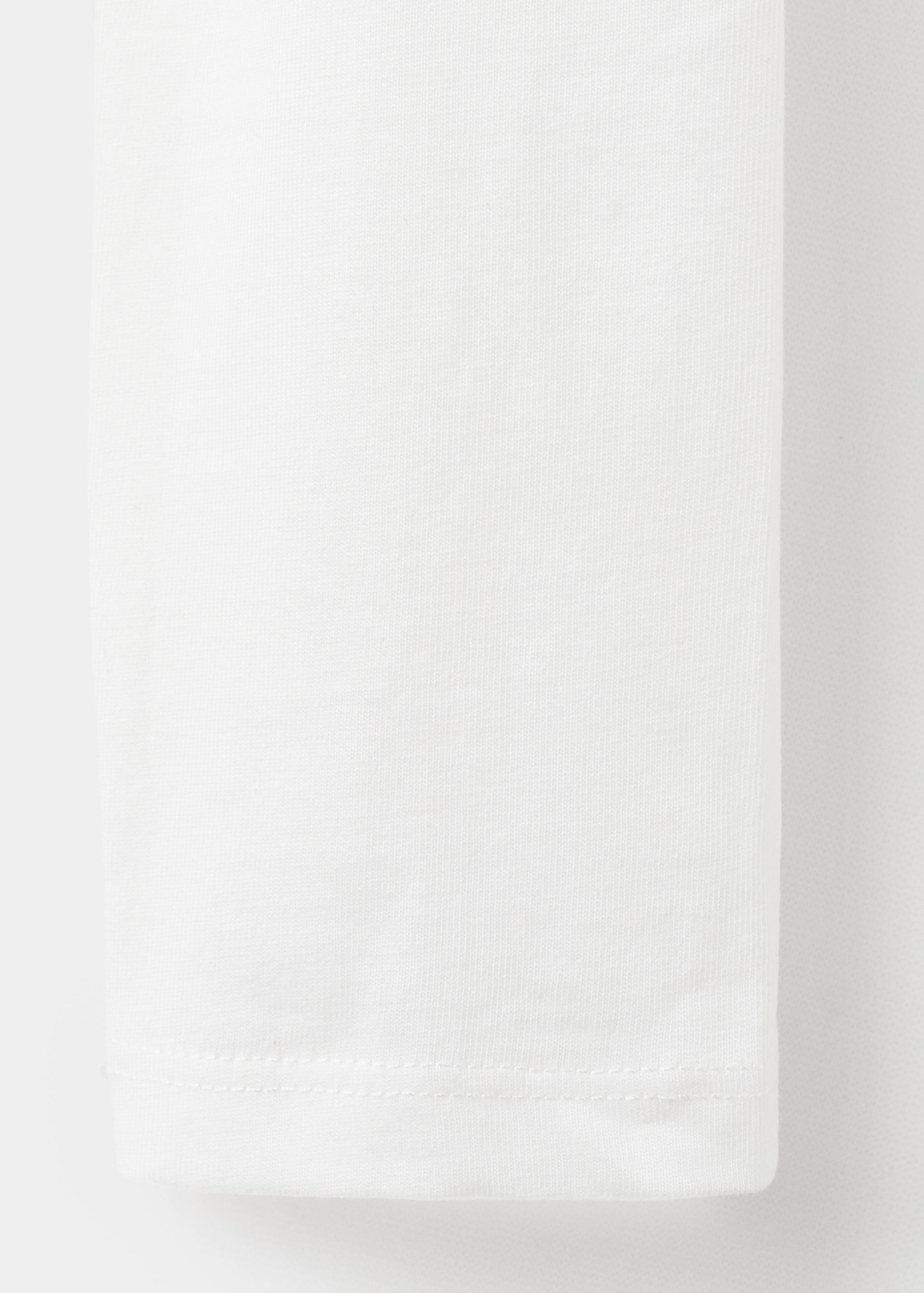 Asymmetric cotton T-shirt - Details of the article 0