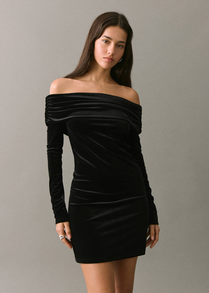 Strapless dress — Black