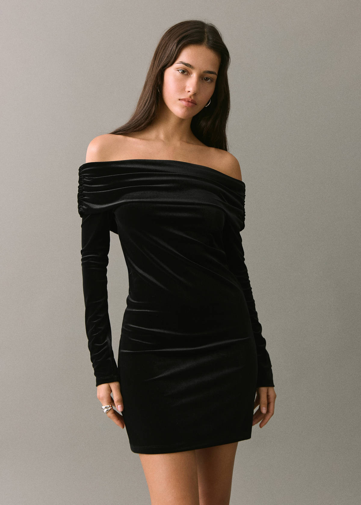 Strapless dress — Black