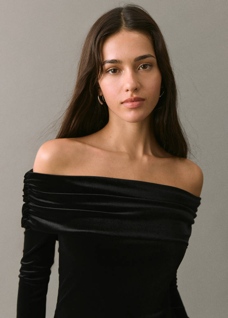Strapless dress — Black