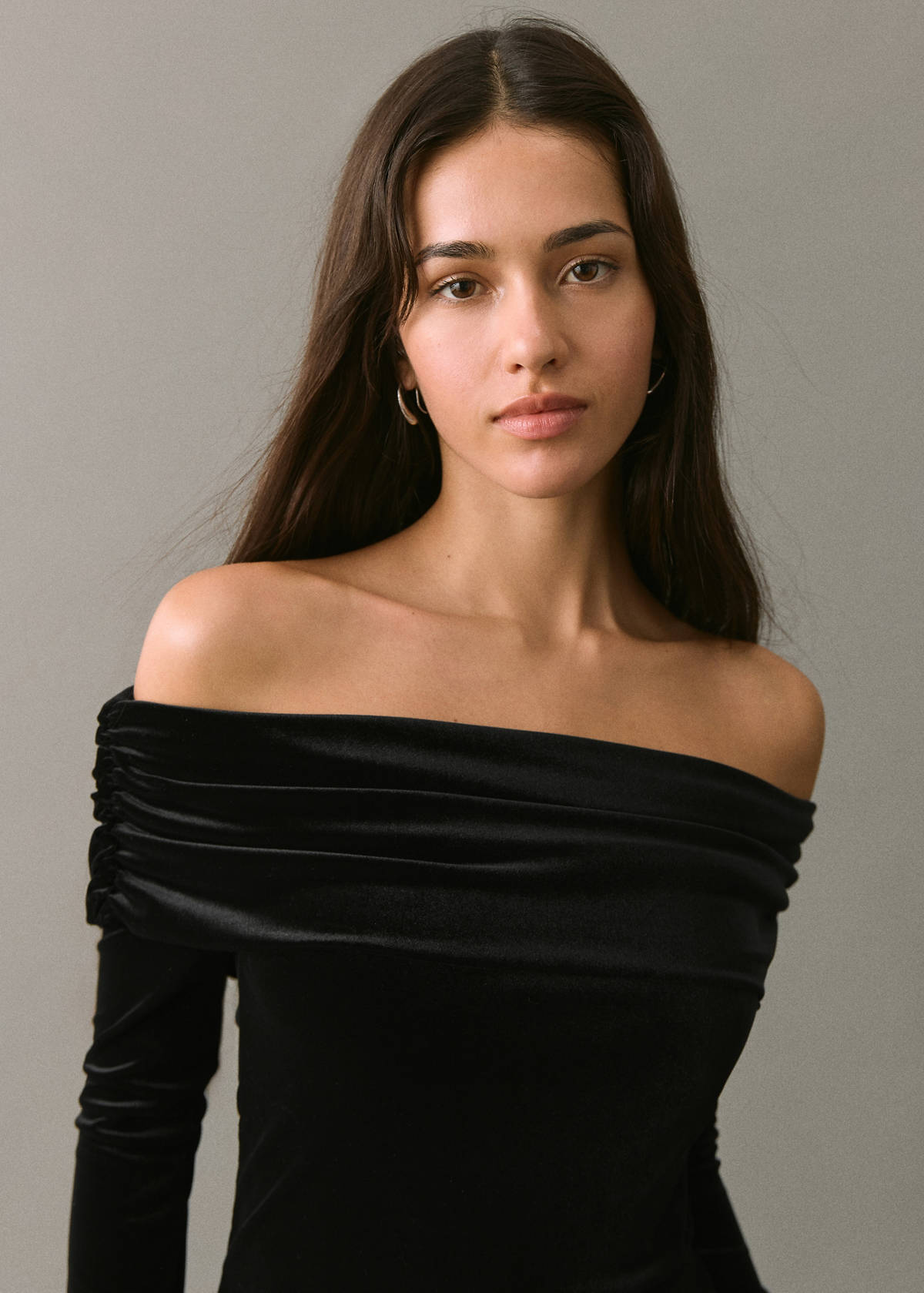 Strapless dress — Black