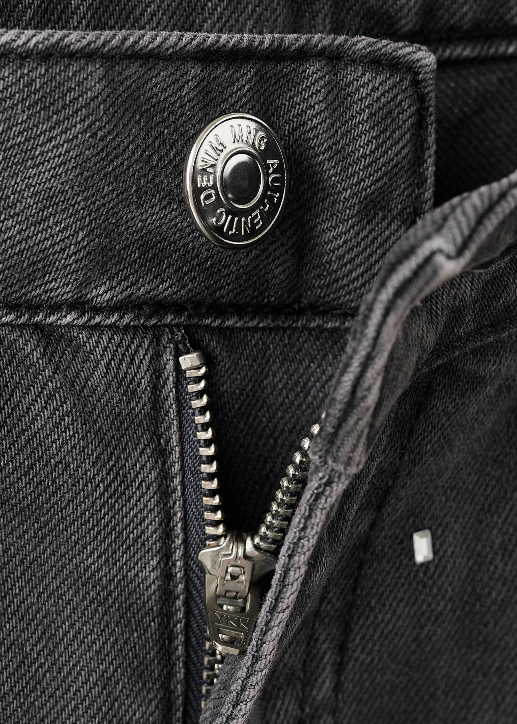 Jeans strass cristales - Detalle del artículo 8, Denim negro. Ref: 17048278-00.