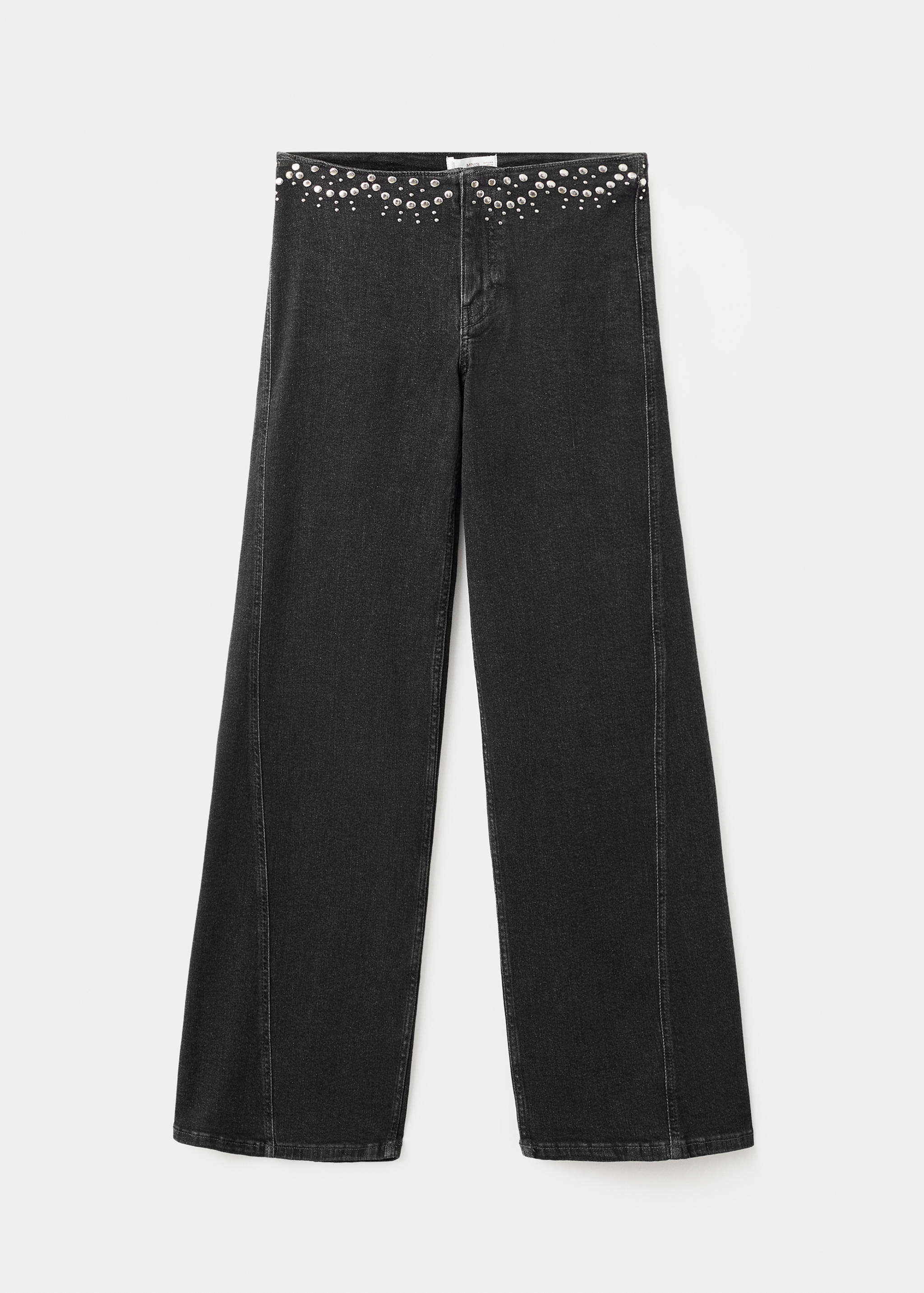 Low-waist studded jeans - Article without model
