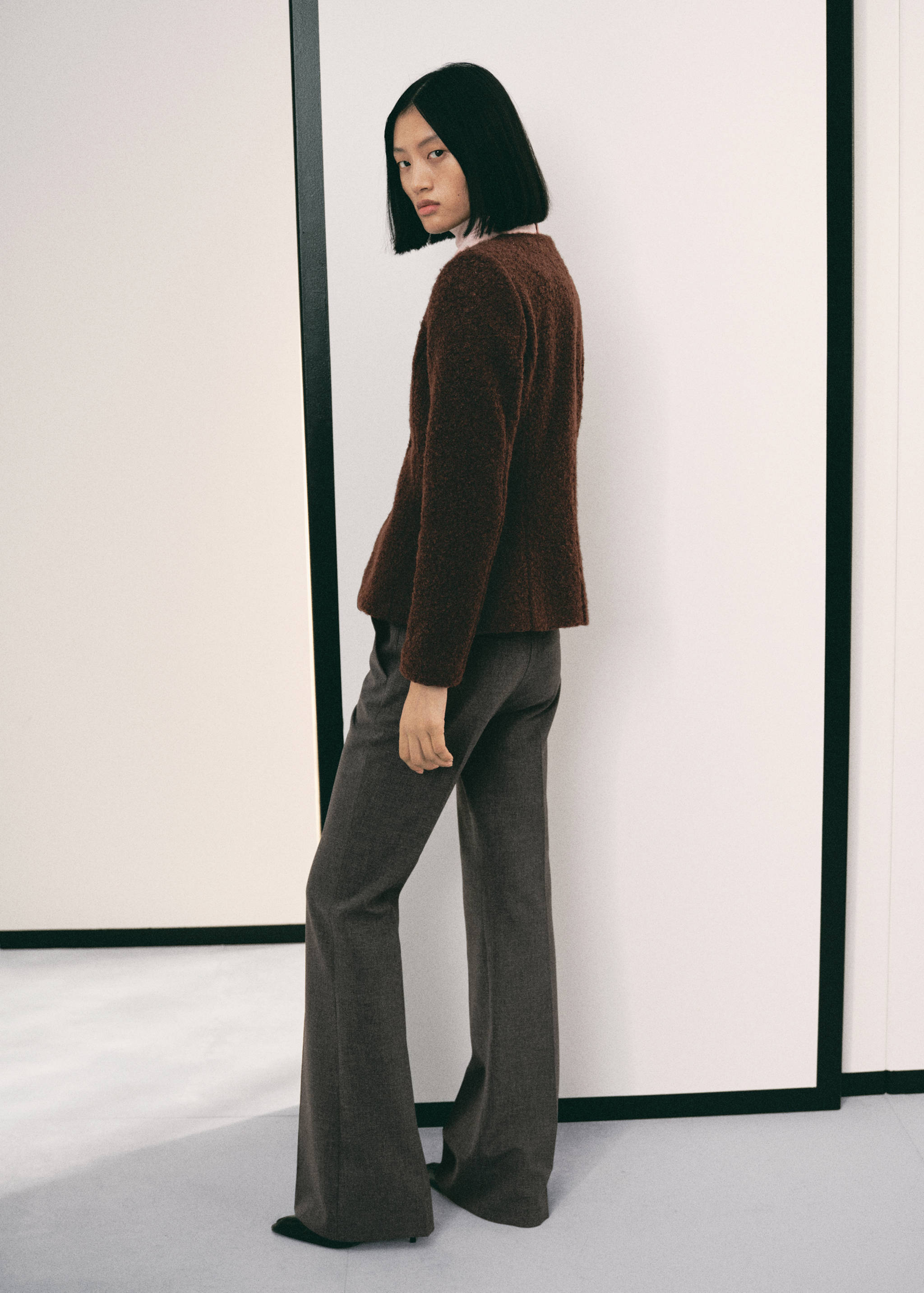 Jaket gesper dengan kancing hias - Versi terbalik dari barang