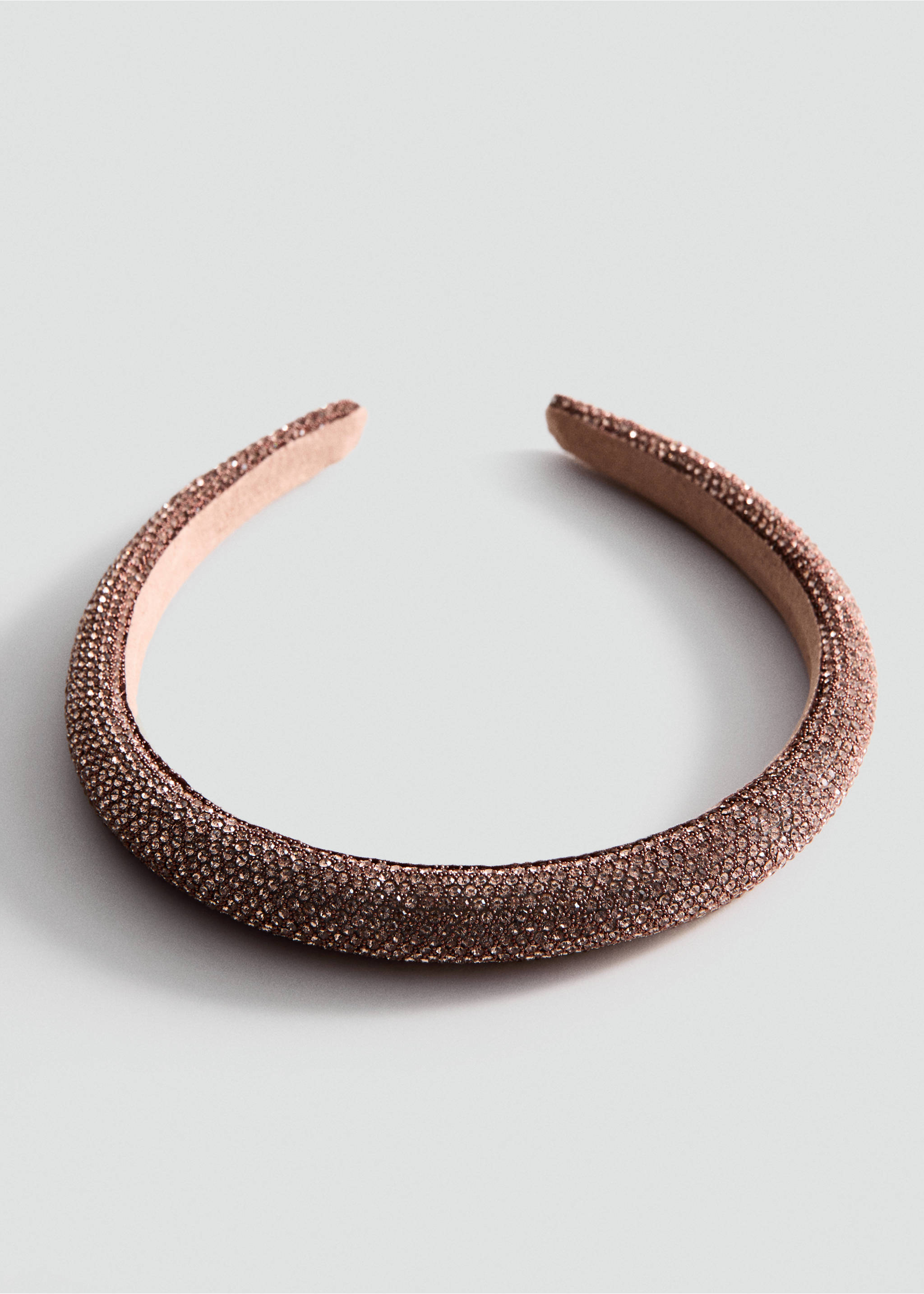 Crystal headband - Details of the article 1, Light Pink. Ref: 17048289-00.