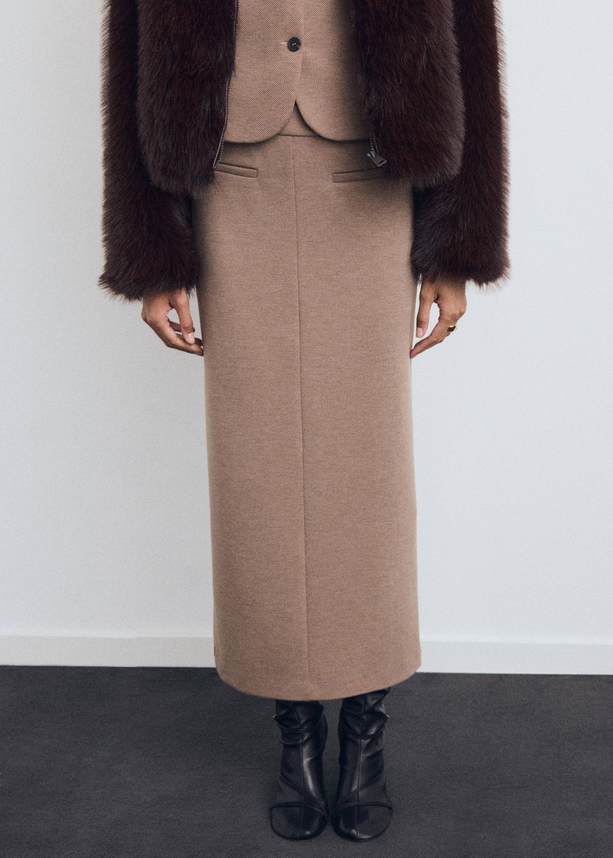 Suit pencil skirt - Medium plane