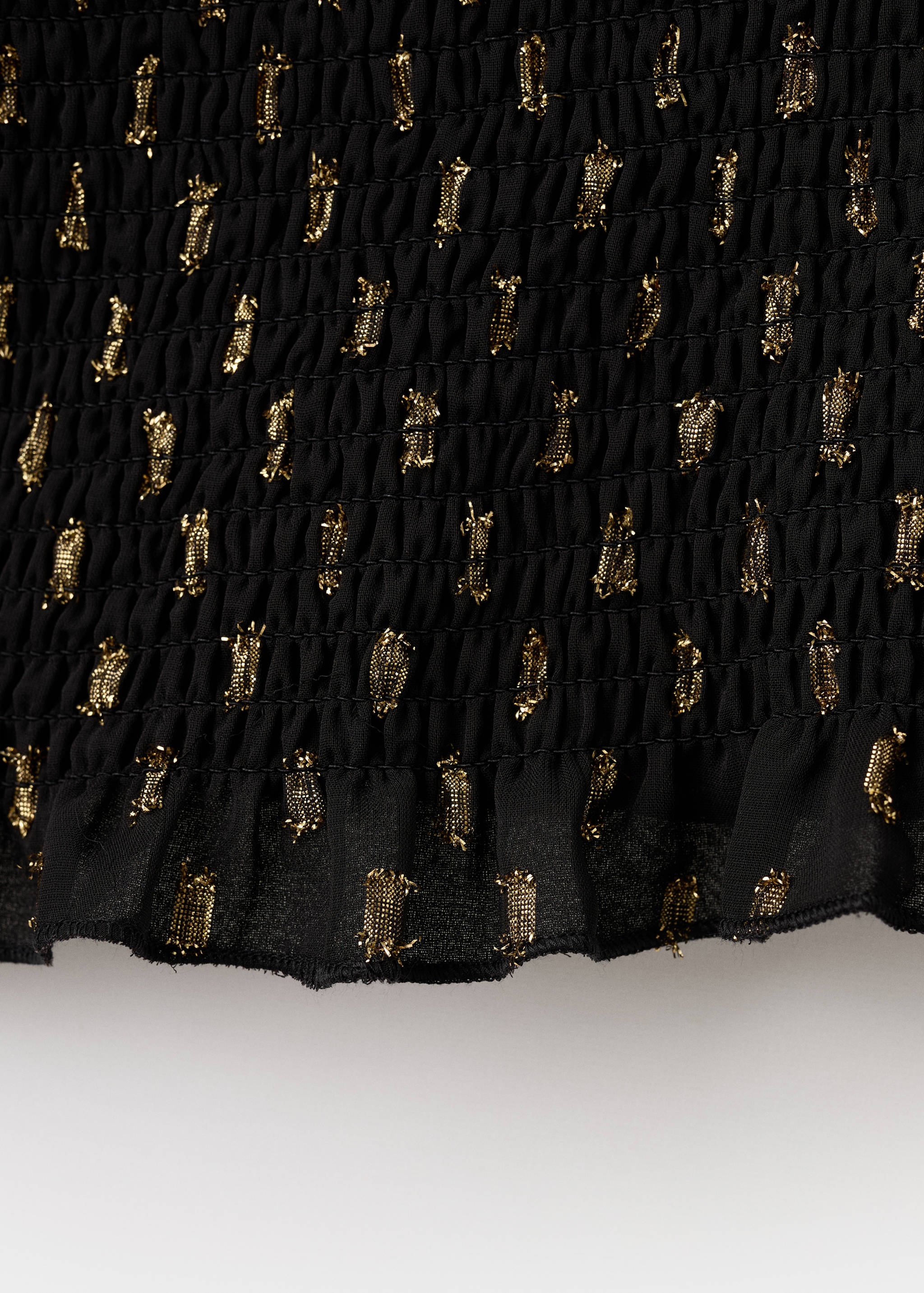 Asymmetrical lurex top - Details of the article 0