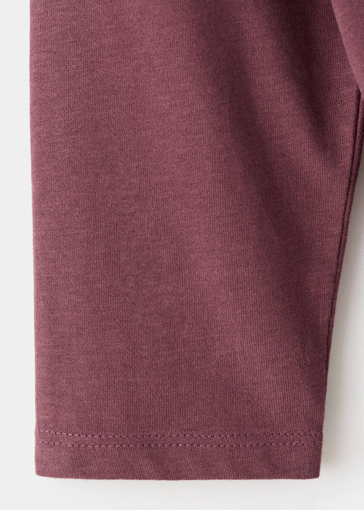 Decorative patches T-shirt — Maroon