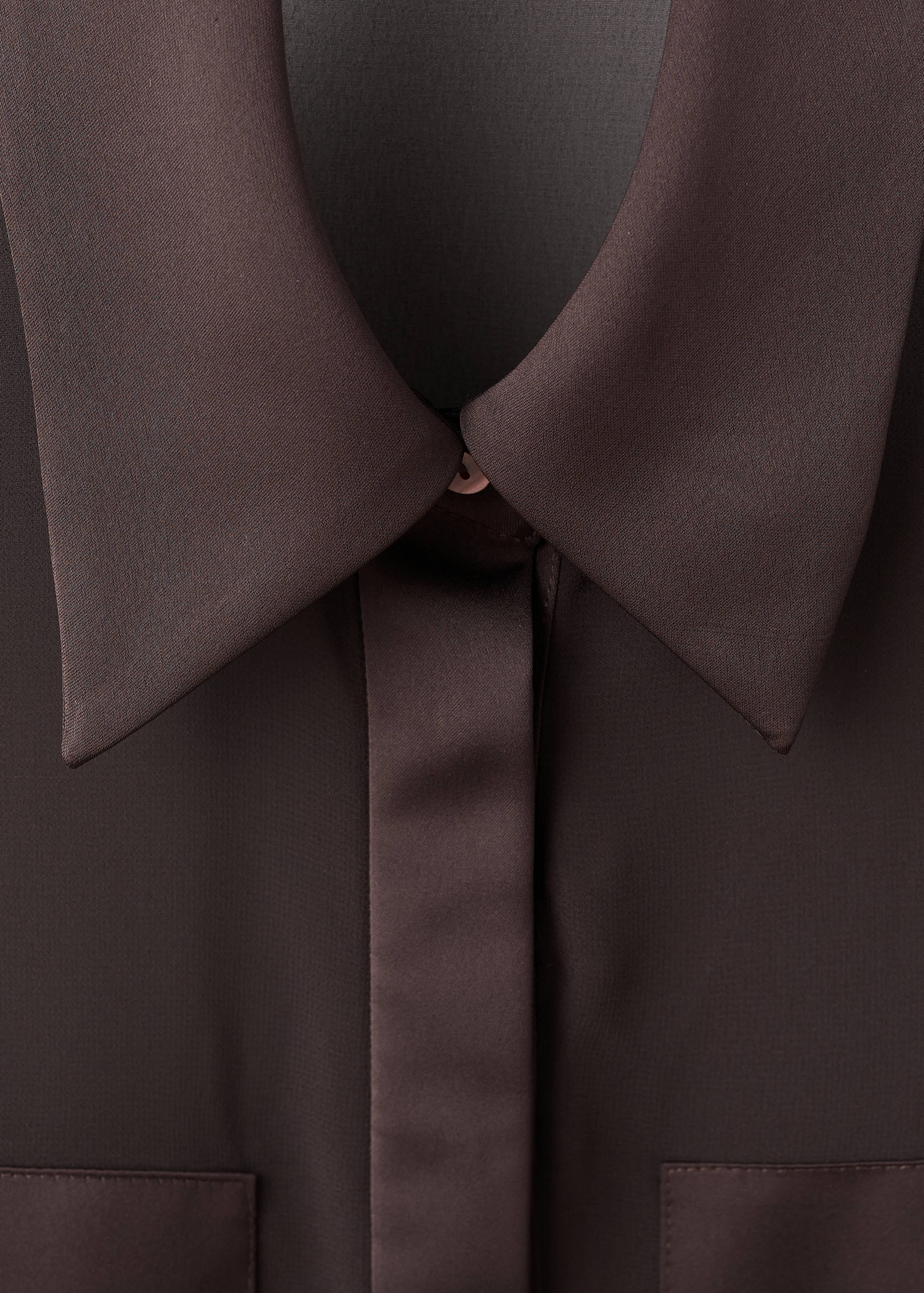 Semi-transparent blouse with patches - Details of the article 8